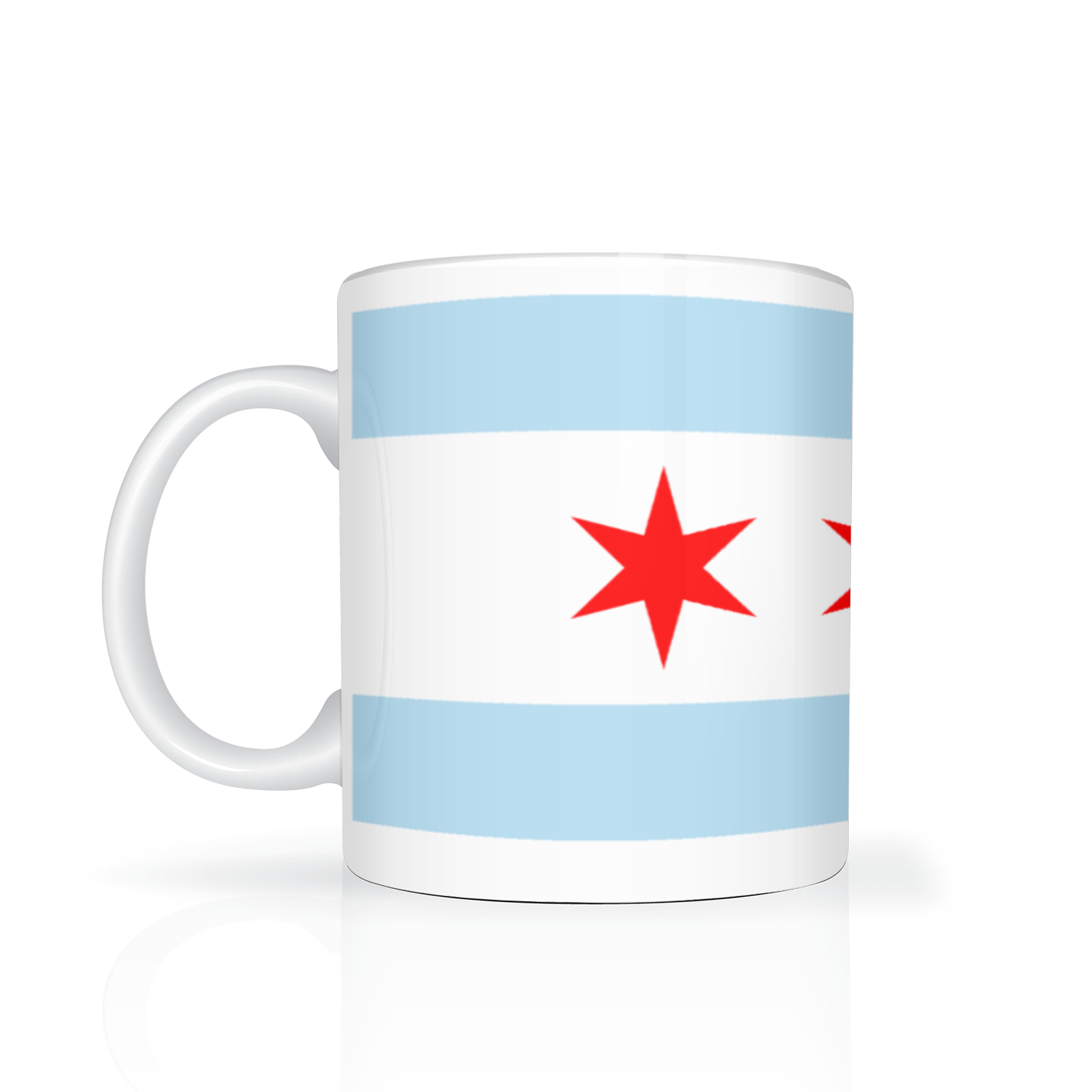 Chicago Flag Polish Single Eagle 2 Tone 11oz Mug