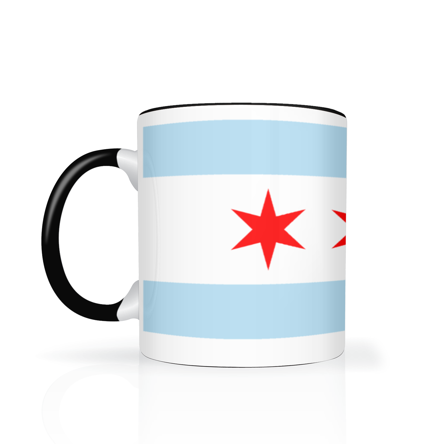 Chicago Flag Polish Single Eagle 2 Tone 11oz Mug