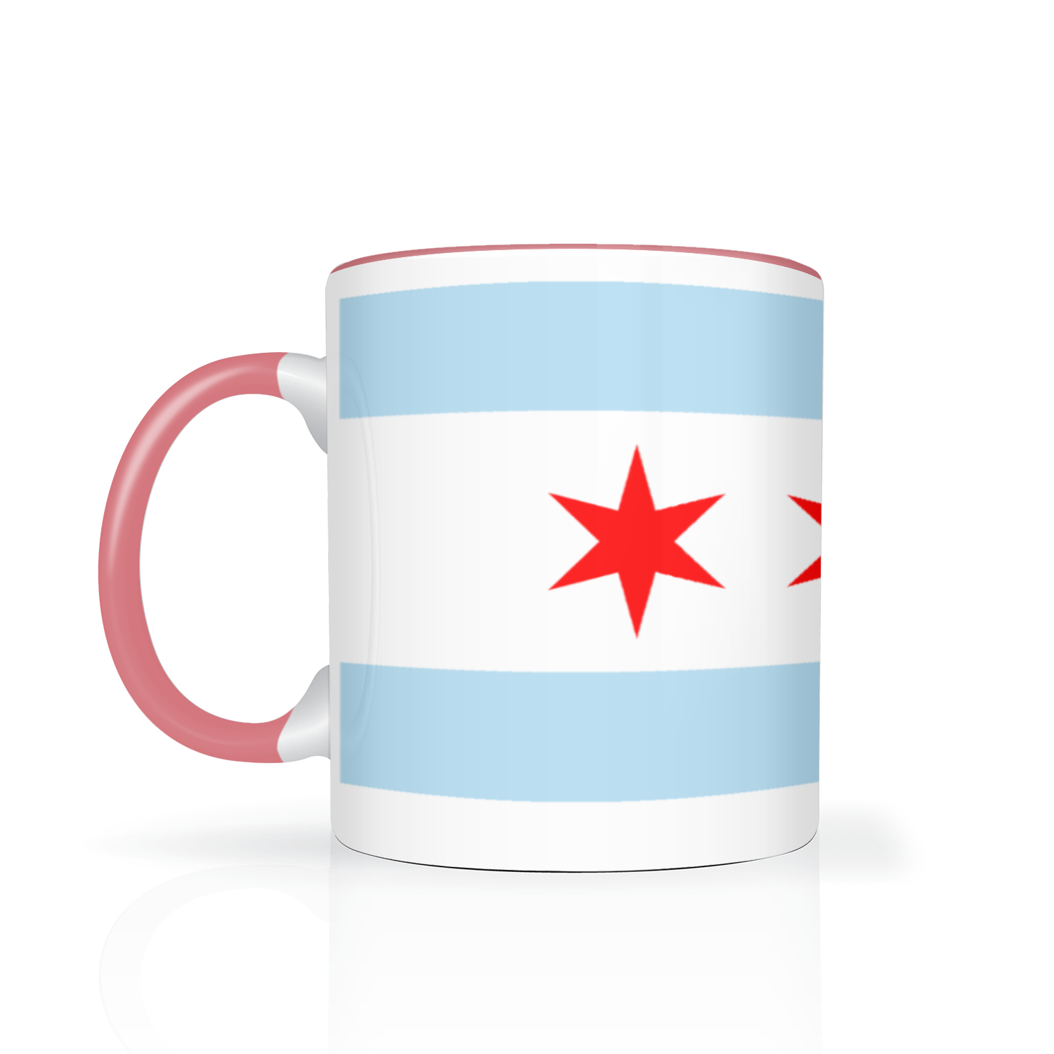 Chicago Flag Polish Single Eagle 2 Tone 11oz Mug