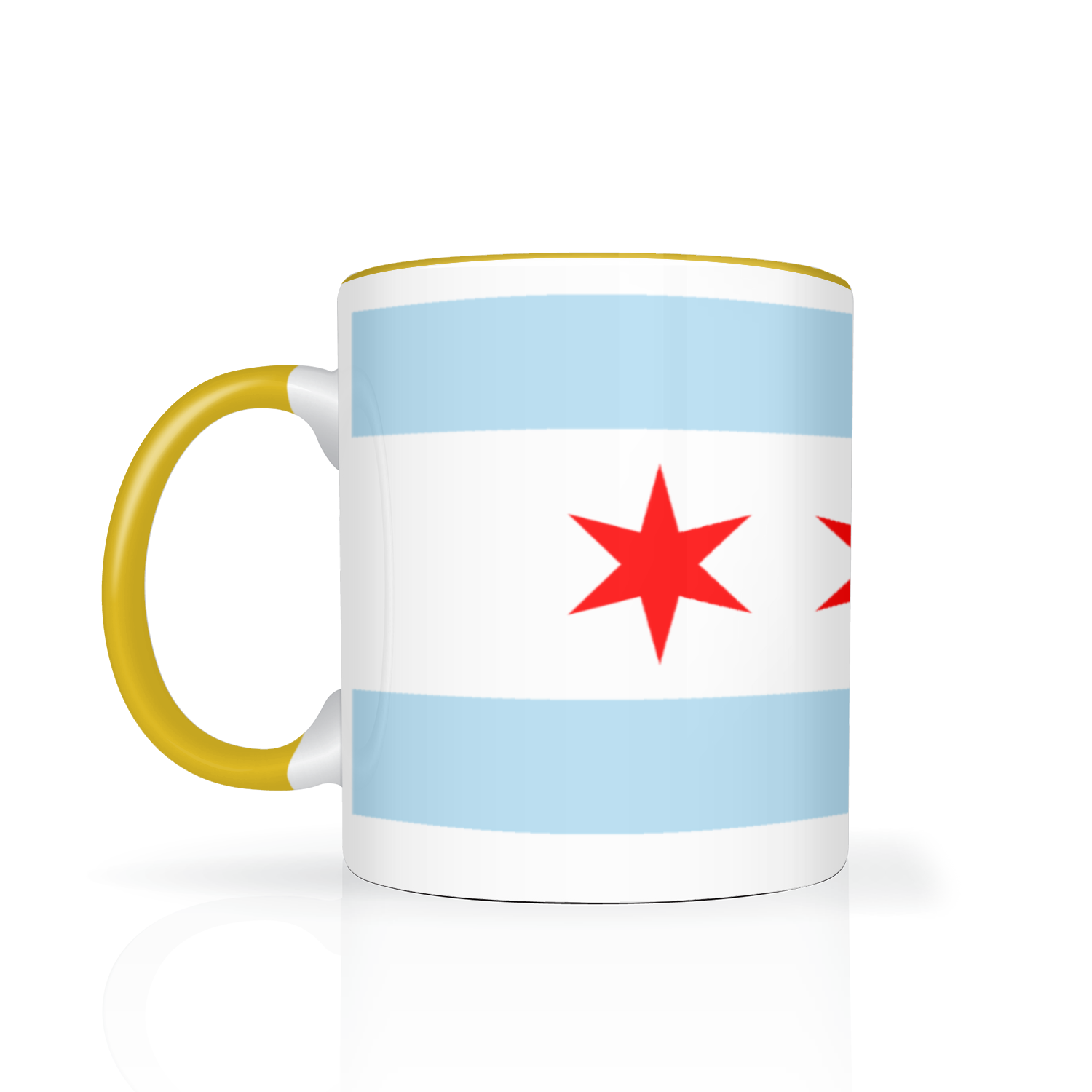Chicago Flag Polish Single Eagle 2 Tone 11oz Mug