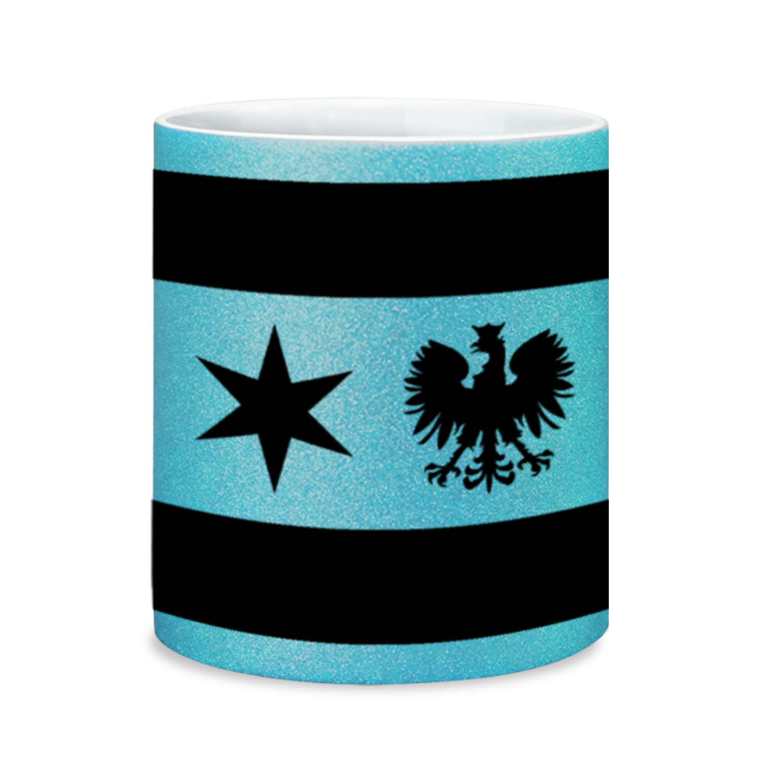 Chicago Flag Polish Single Eagle Sparkling 15oz Mug