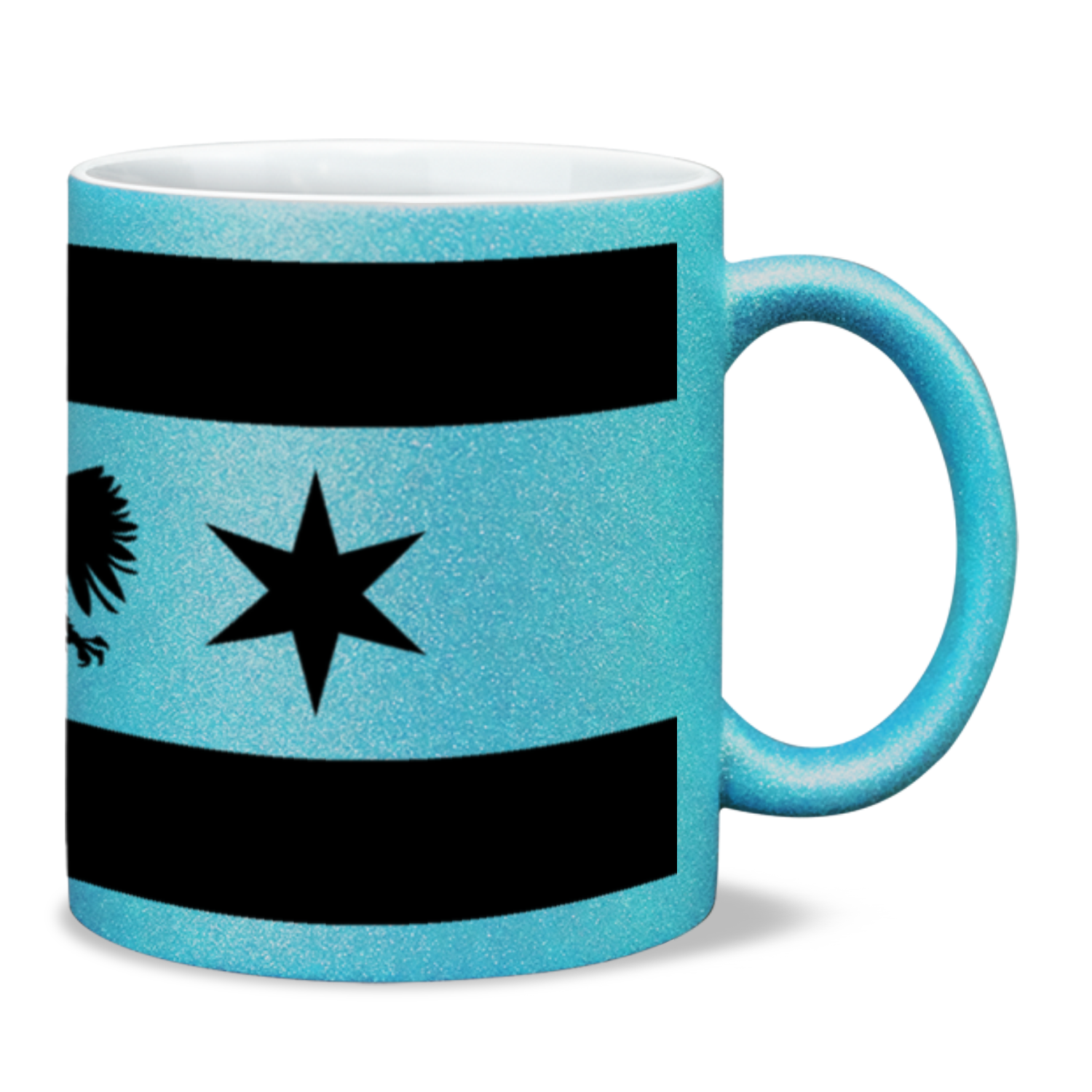 Chicago Flag Polish Single Eagle Sparkling 15oz Mug