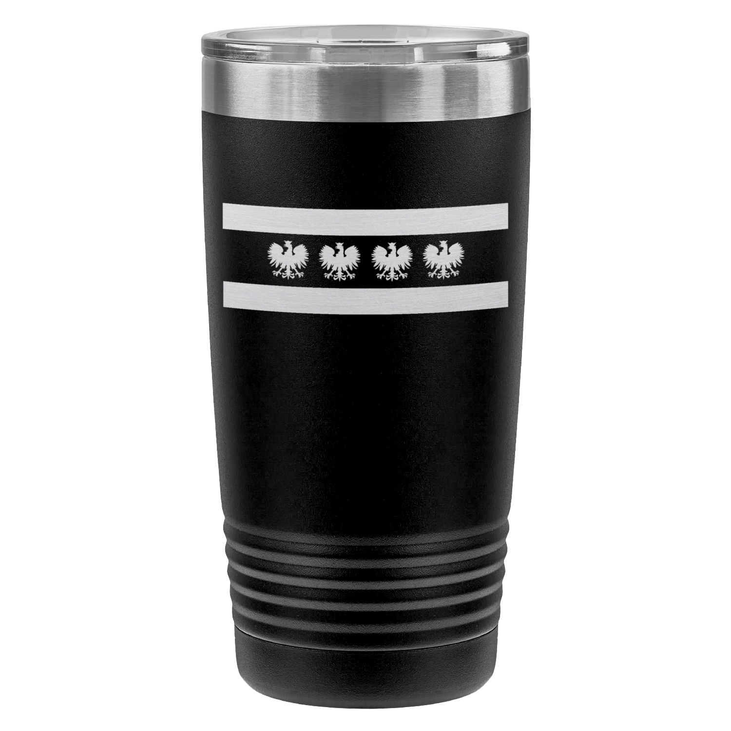 Chicago Flag Polish Four Eagle 20oz Lazer Tumbler