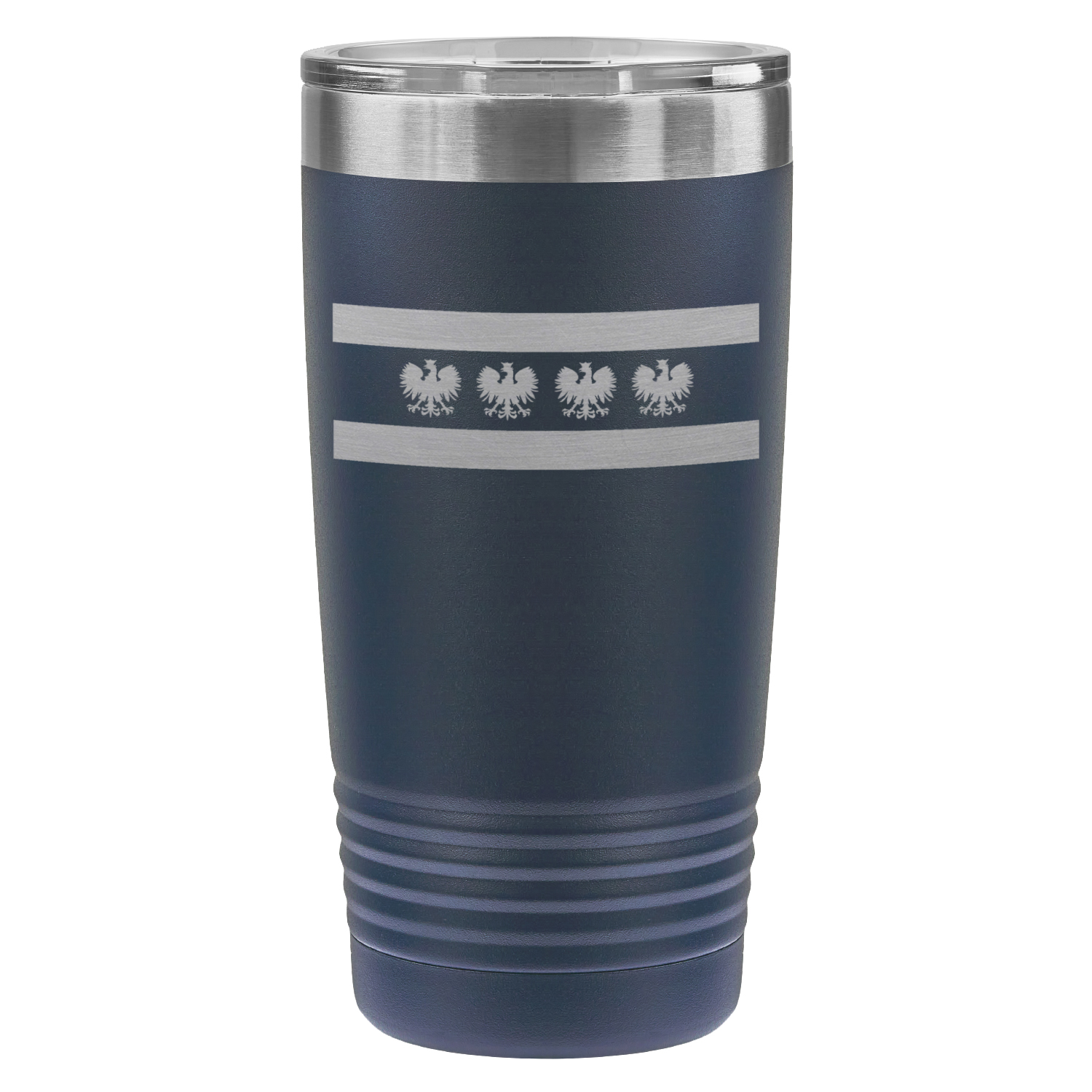 Chicago Flag Polish Four Eagle 20oz Lazer Tumbler