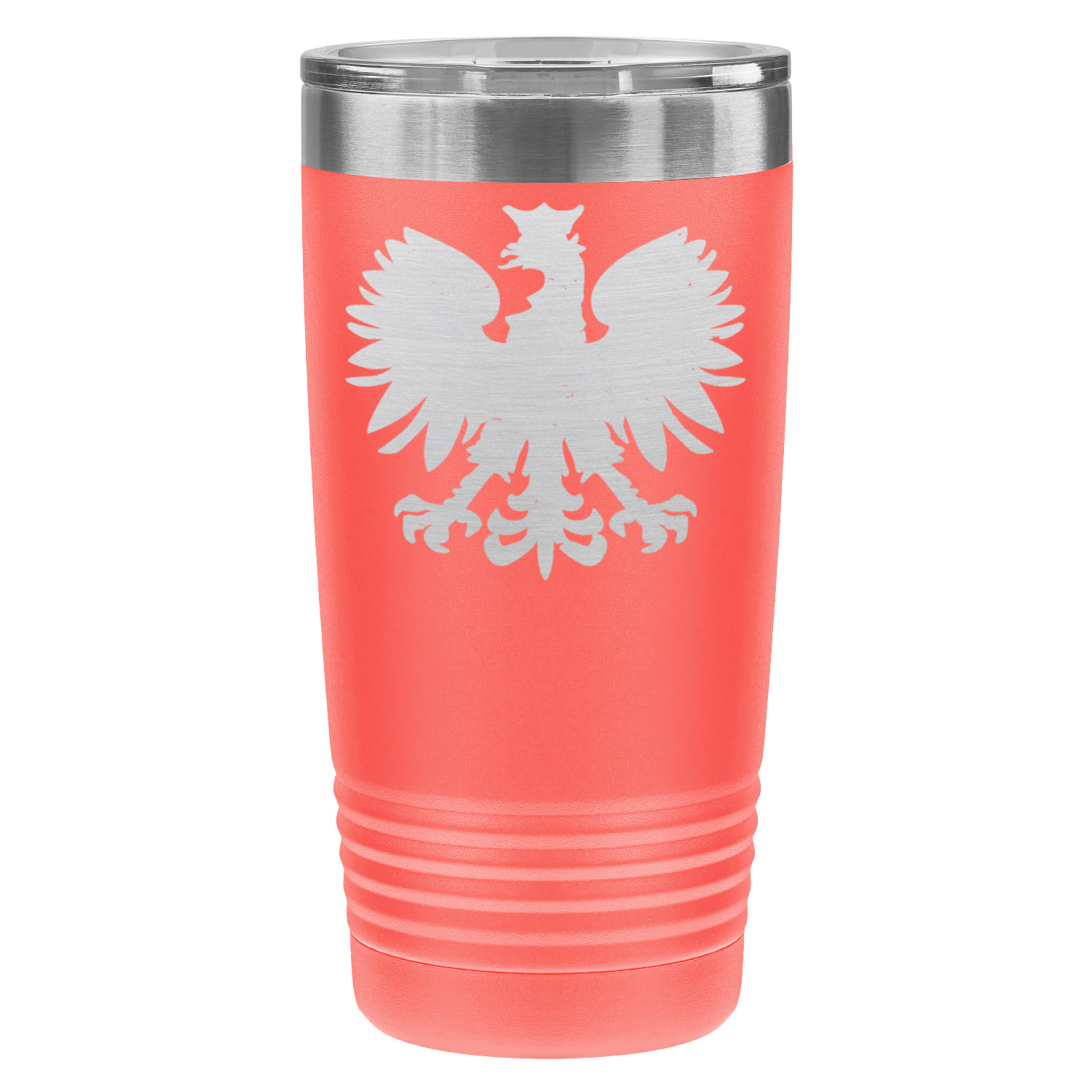 Chicago Flag Polish Eagle 20oz Lazer Tumbler