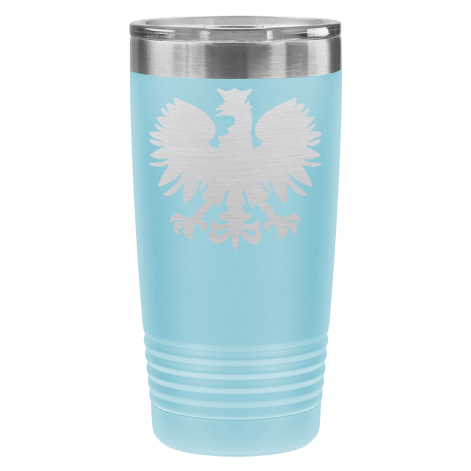 Chicago Flag Polish Eagle 20oz Lazer Tumbler