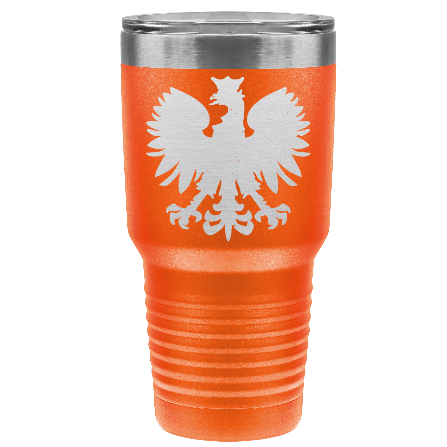 Chicago Flag Polish Eagle 30oz Lazer Tumbler