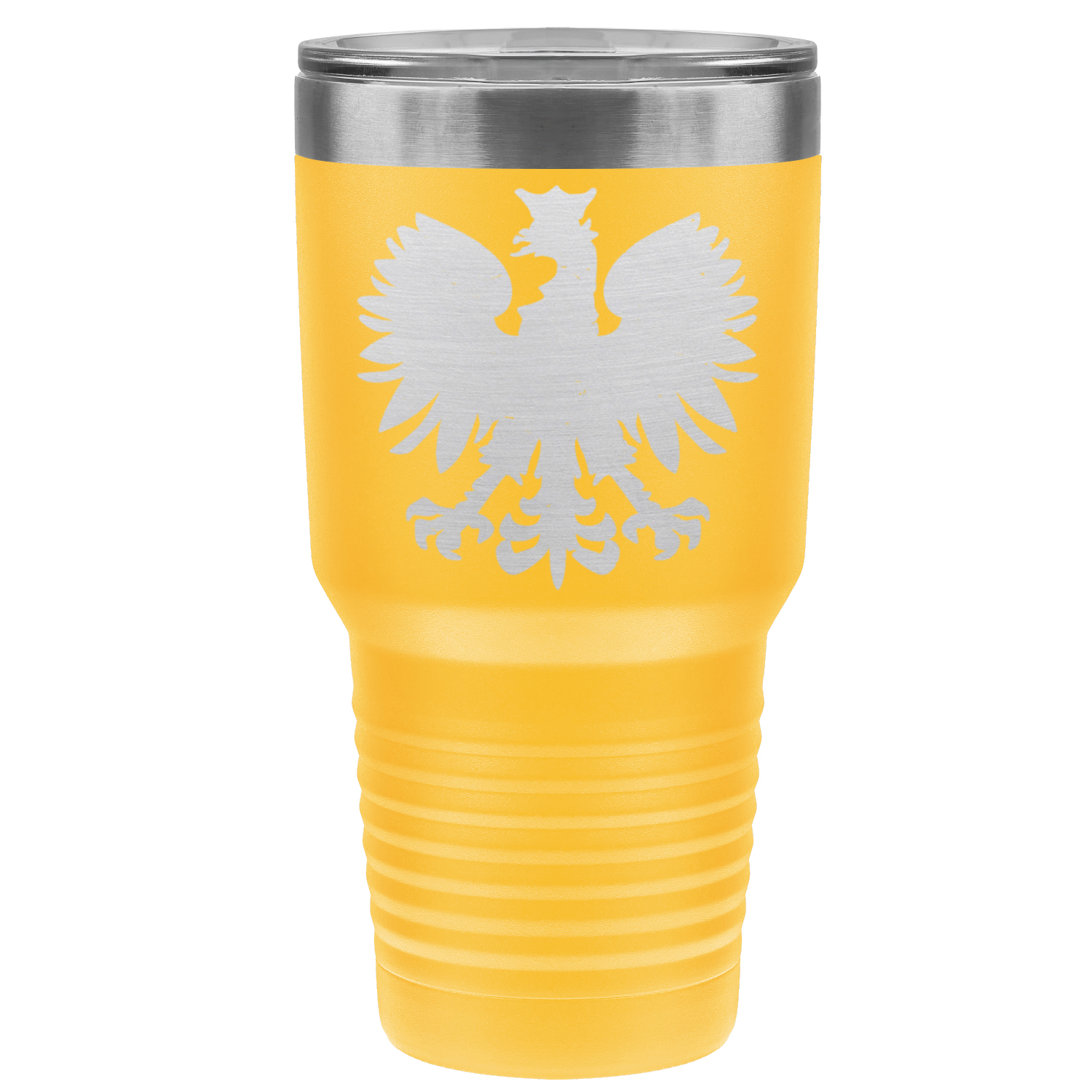 Chicago Flag Polish Eagle 30oz Lazer Tumbler