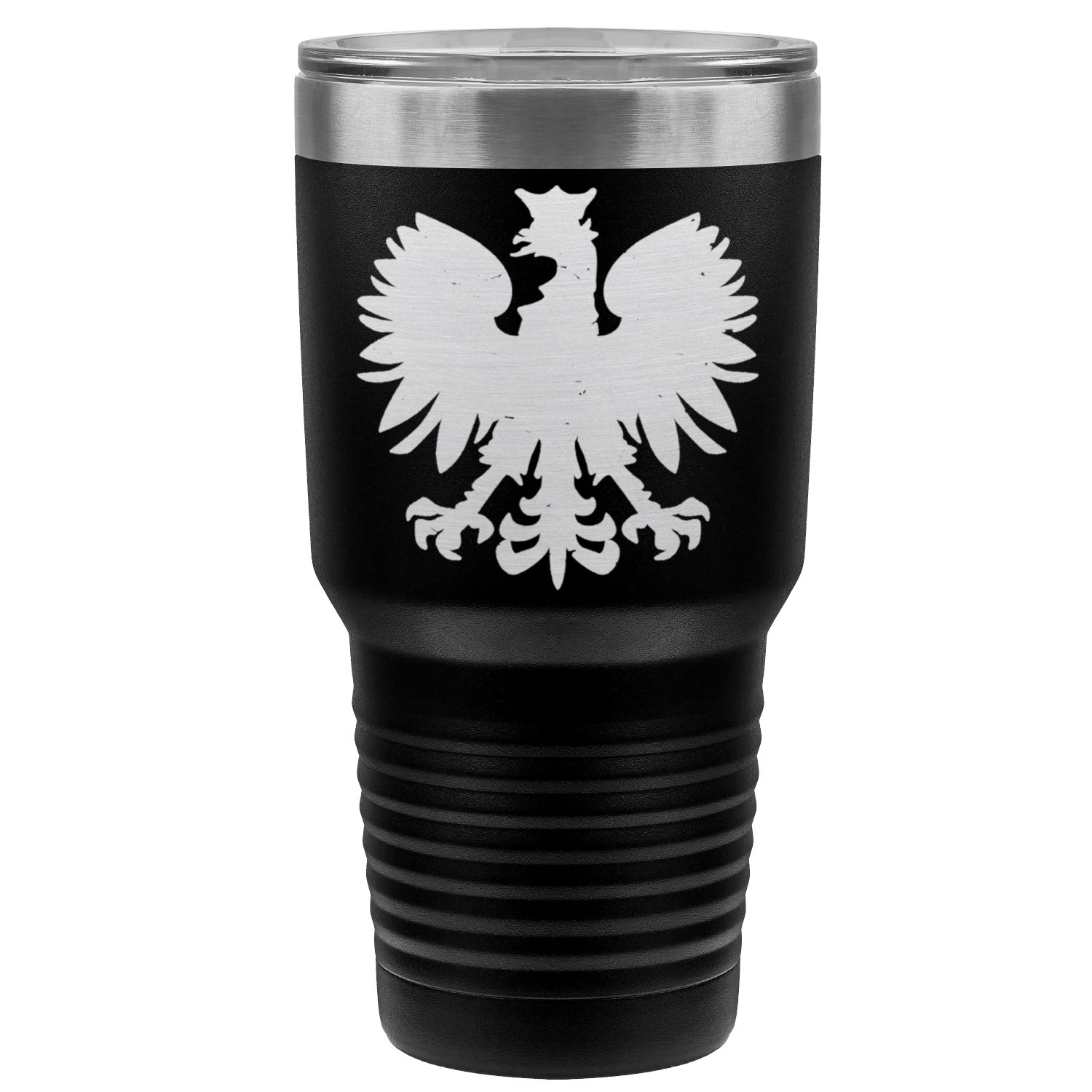 Chicago Flag Polish Eagle 30oz Lazer Tumbler