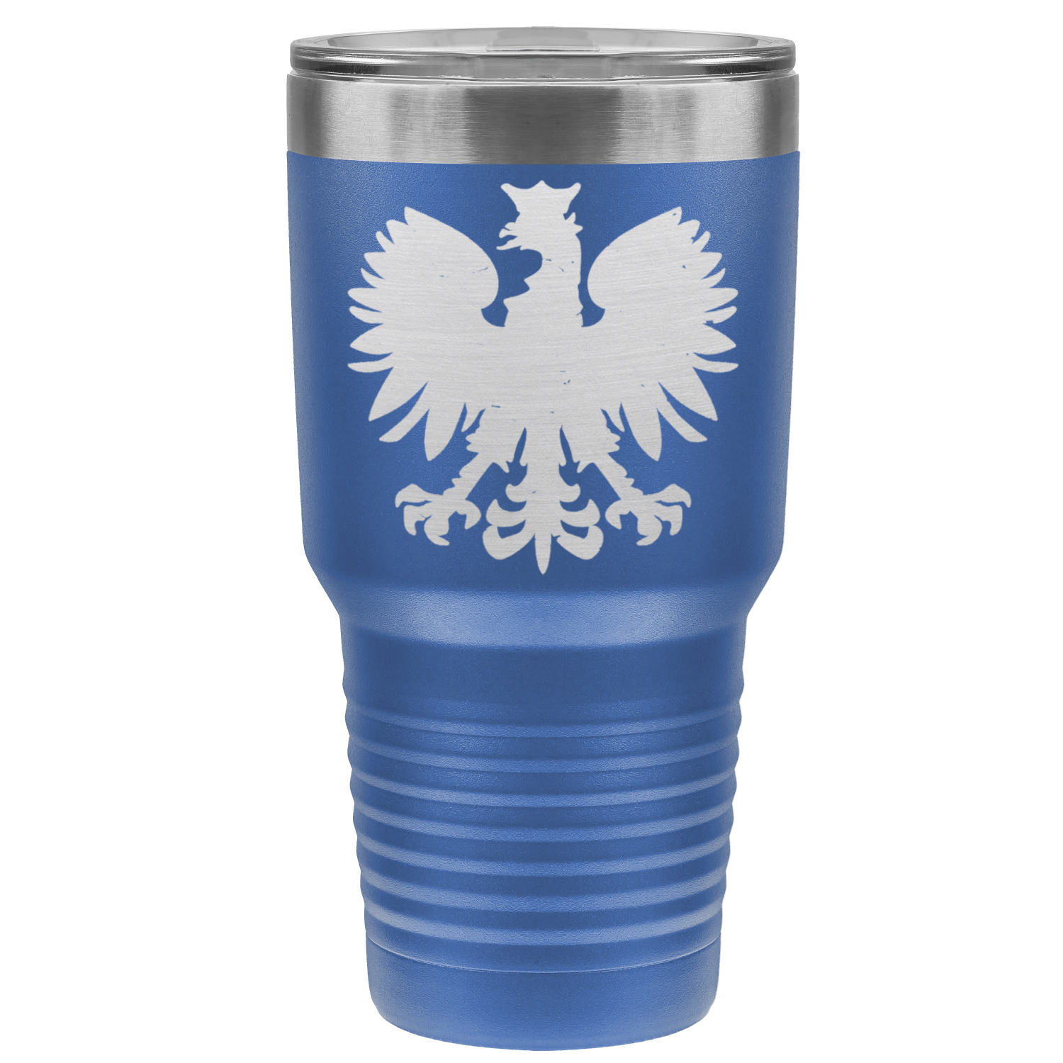 Chicago Flag Polish Eagle 30oz Lazer Tumbler