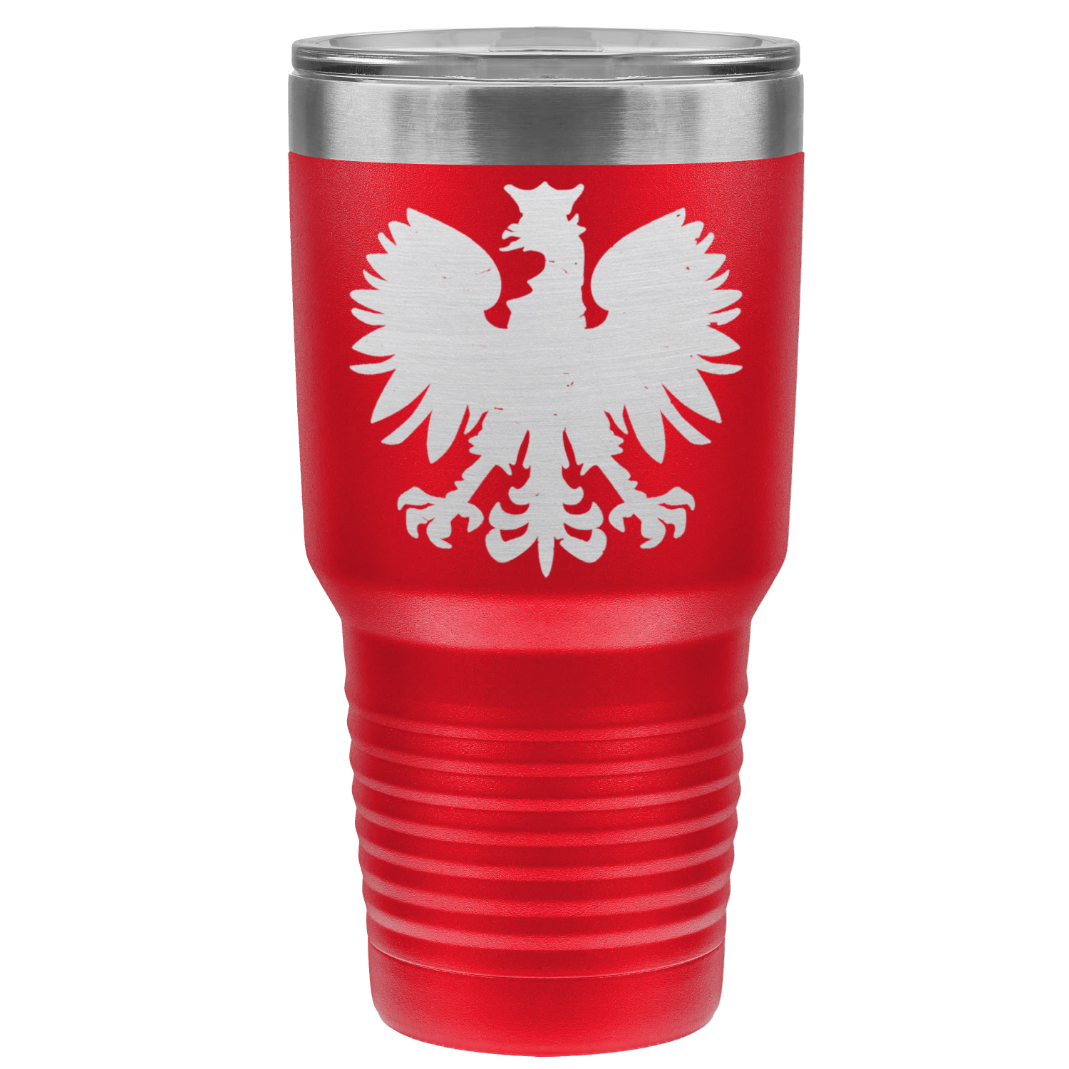 Chicago Flag Polish Eagle 30oz Lazer Tumbler