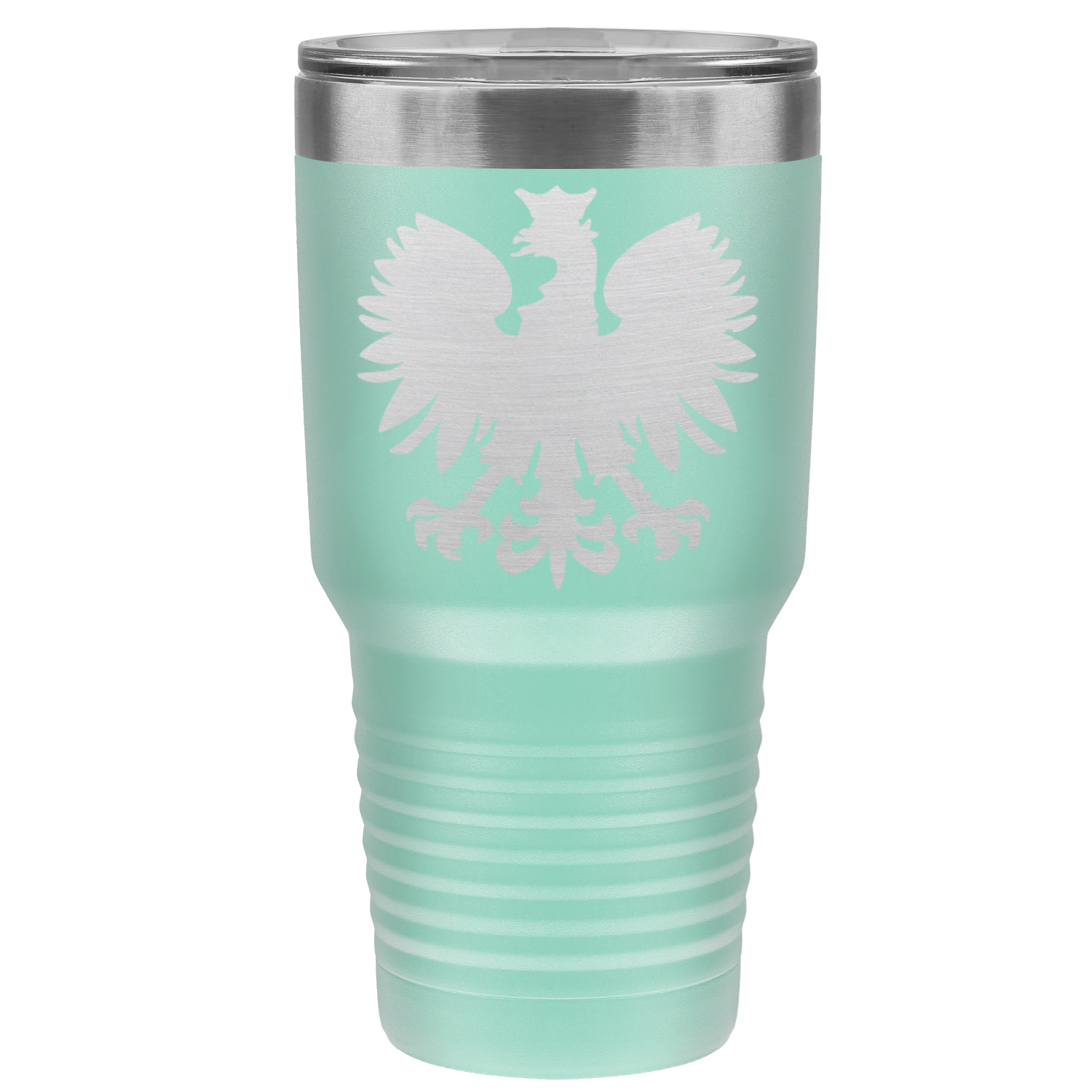 Chicago Flag Polish Eagle 30oz Lazer Tumbler