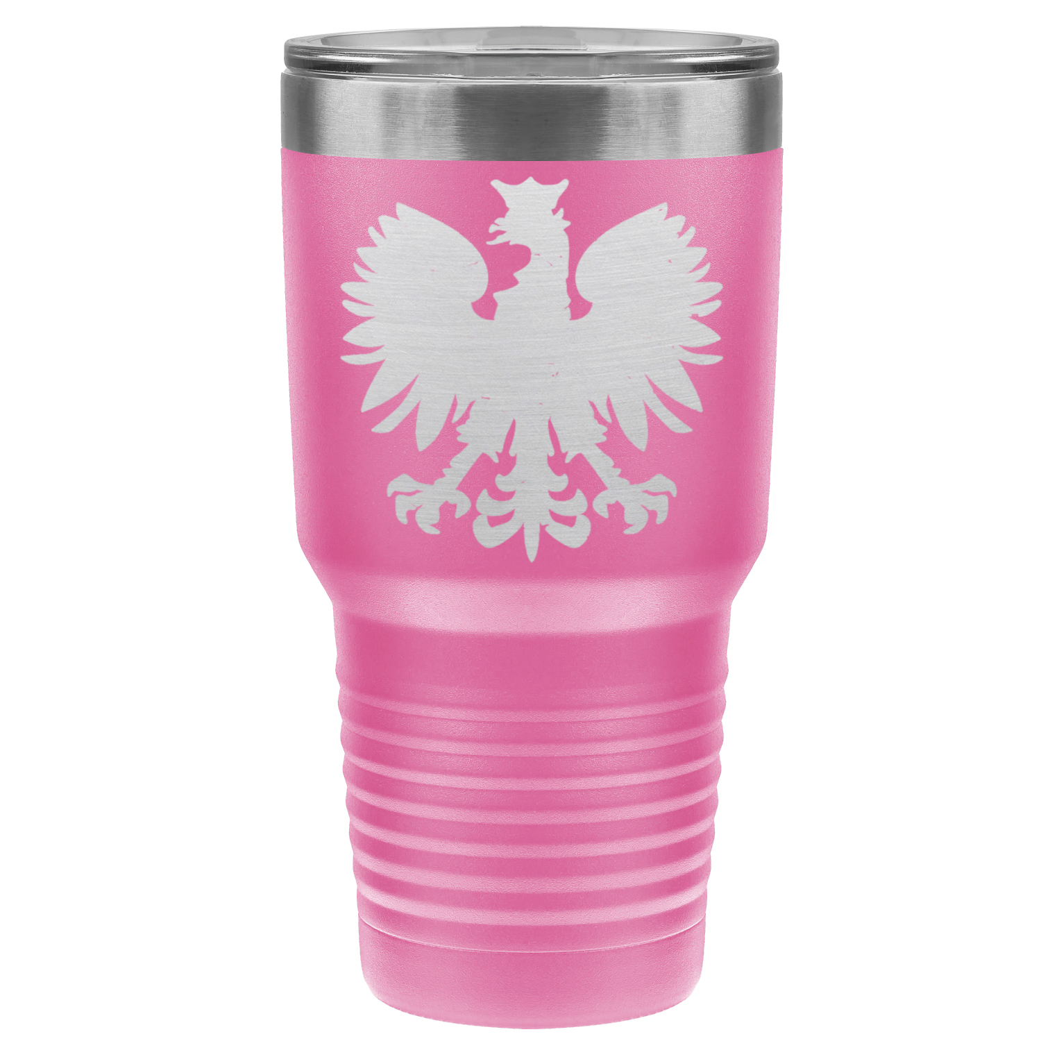 Chicago Flag Polish Eagle 30oz Lazer Tumbler