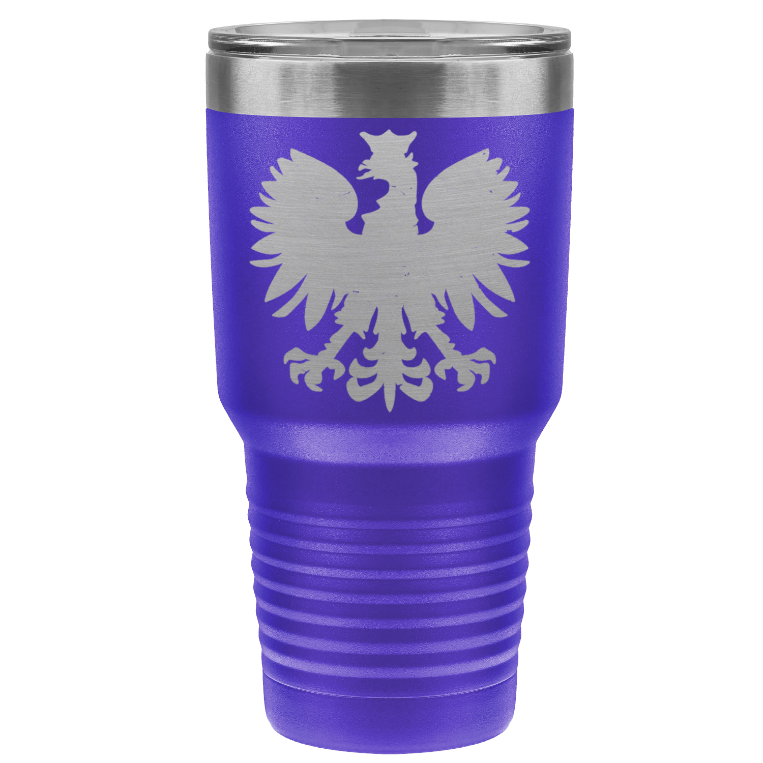 Chicago Flag Polish Eagle 30oz Lazer Tumbler