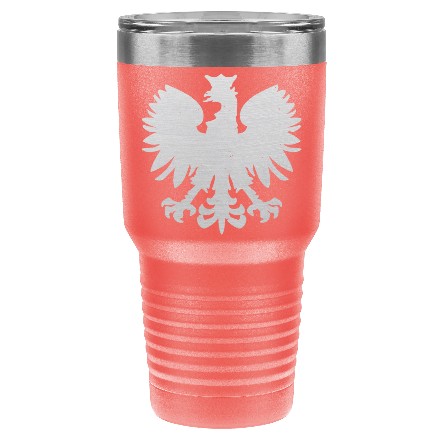 Chicago Flag Polish Eagle 30oz Lazer Tumbler