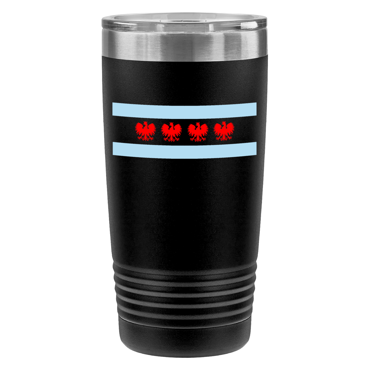 Chicago Flag Polish Four Eagle 20oz UV Tumbler