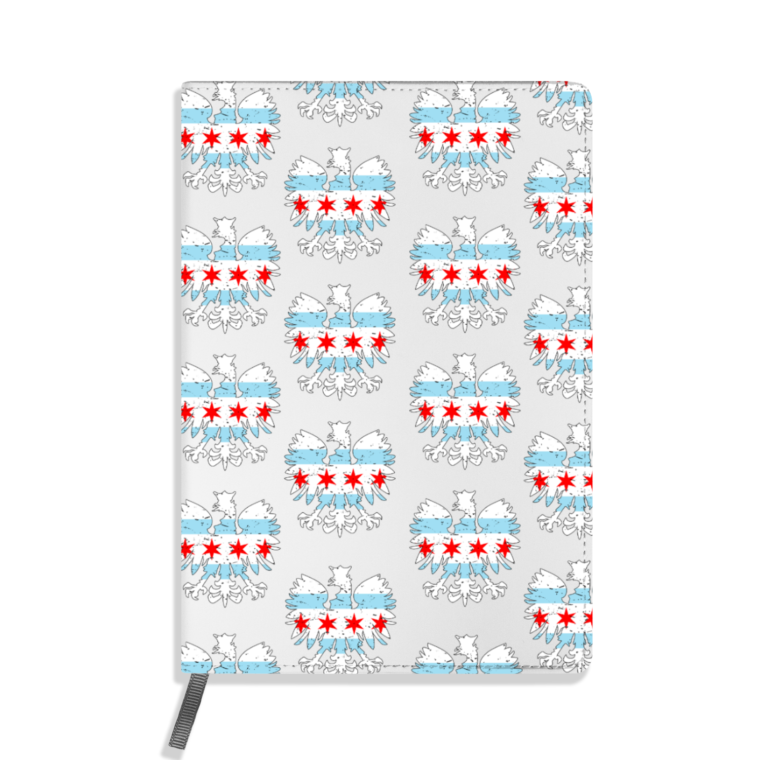 Chicago Flag Polish Eagle A5 Journal