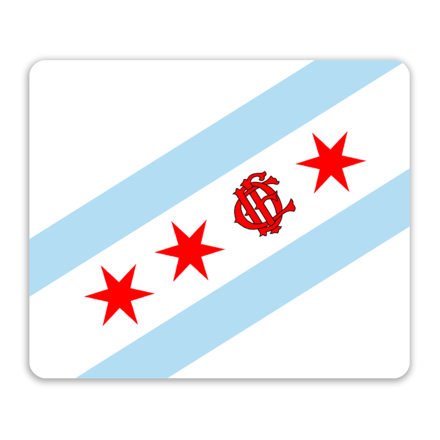 Chicago FD/EMT Flag Mouse Pad