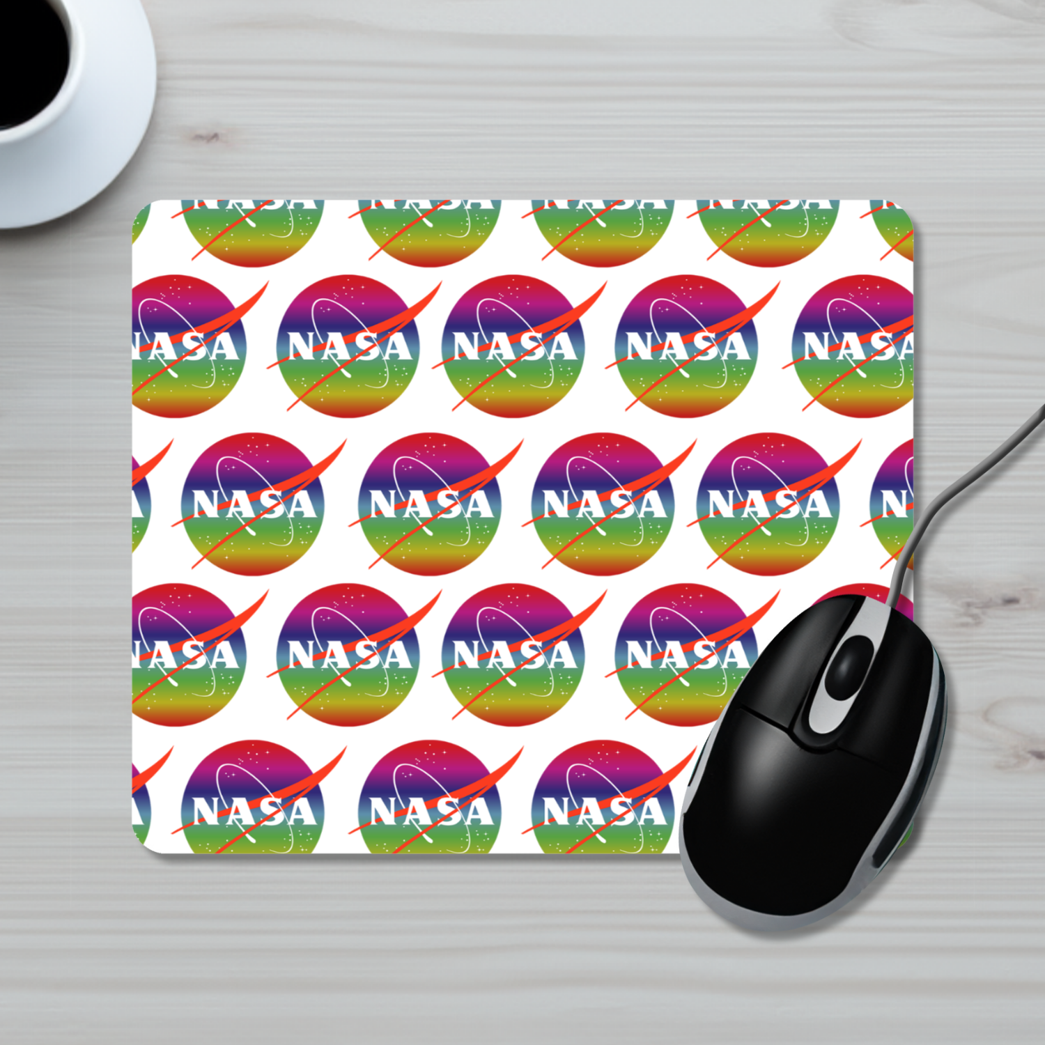 NASA Rainbow Mouse Pad