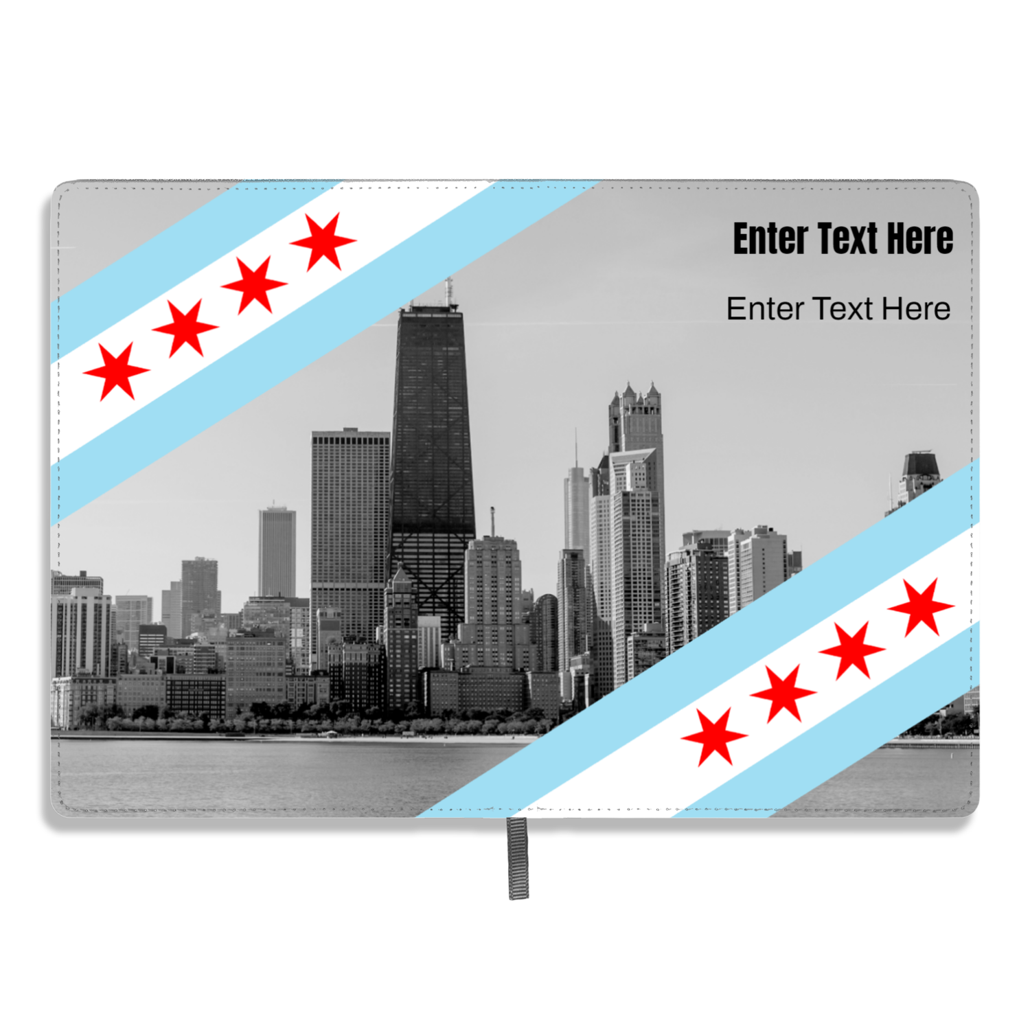 Chicago Flag A5 Personalized Journal