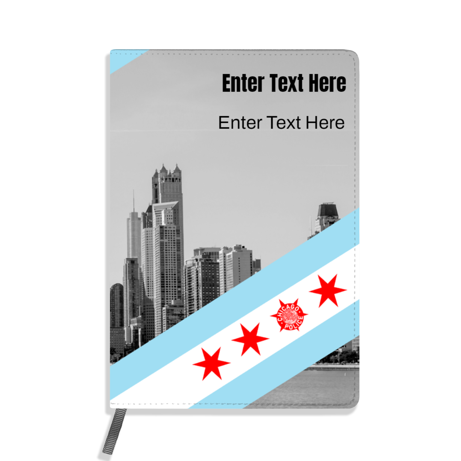 Chicago PD Flag A5 Personalized Journal
