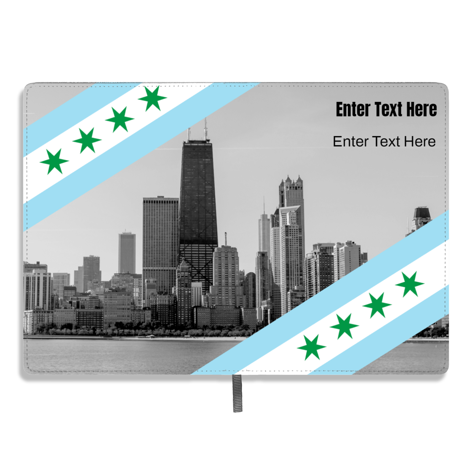 Chicago Flag St. Patty's A5 Personalized Journal