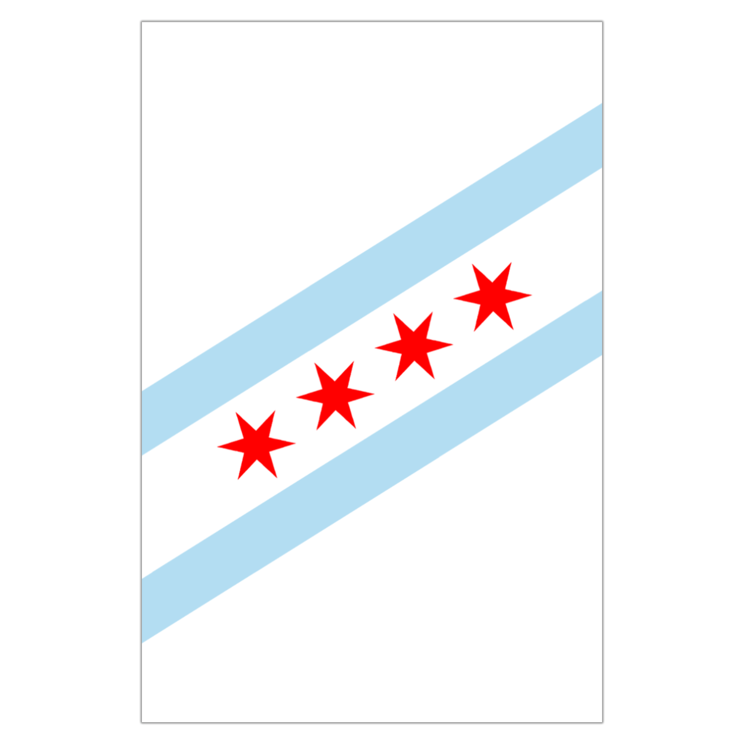 Chicago Flag Garden Flag