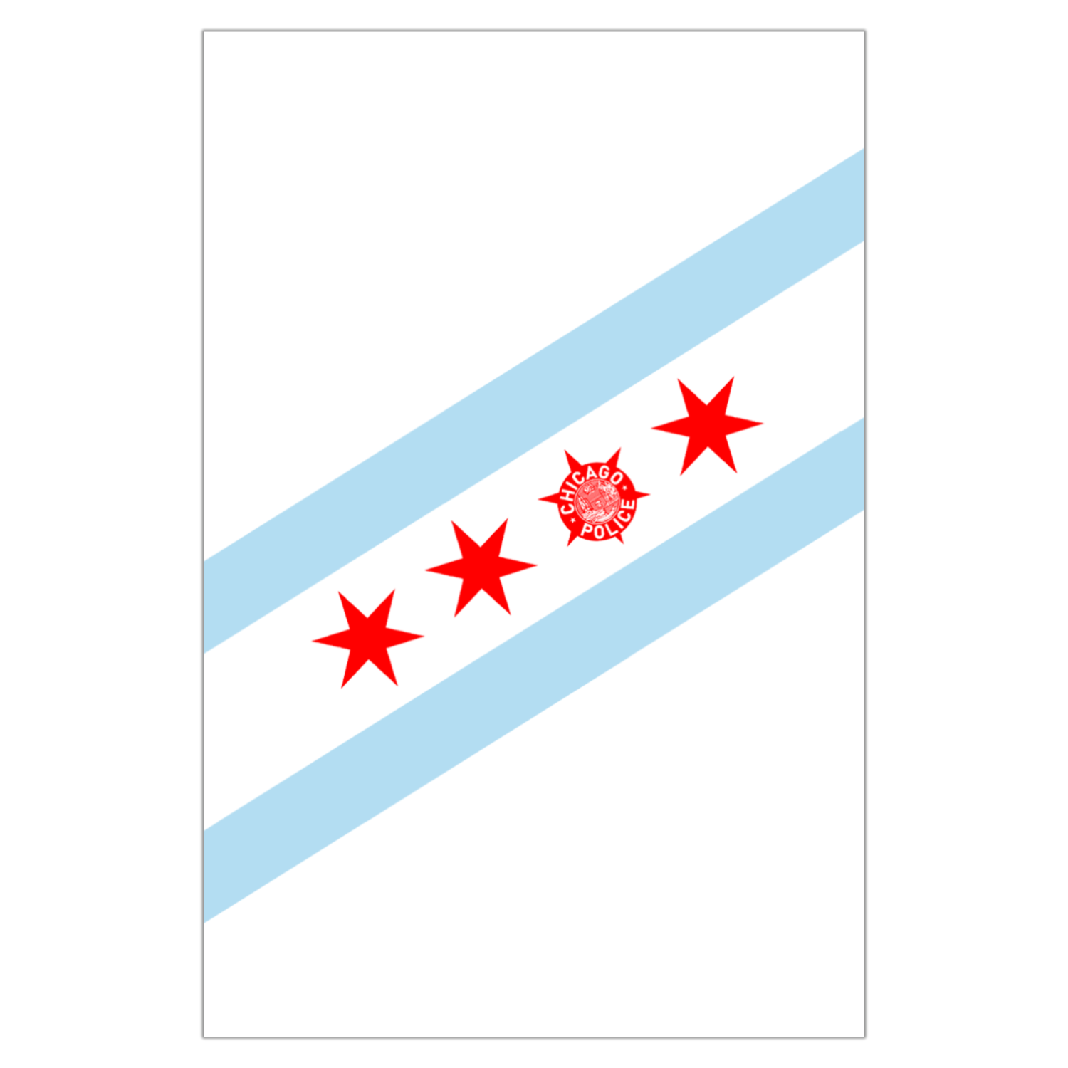 Chicago PD Flag Garden Flag
