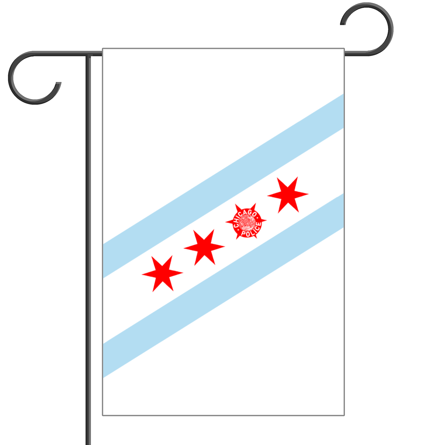 Chicago PD Flag Garden Flag