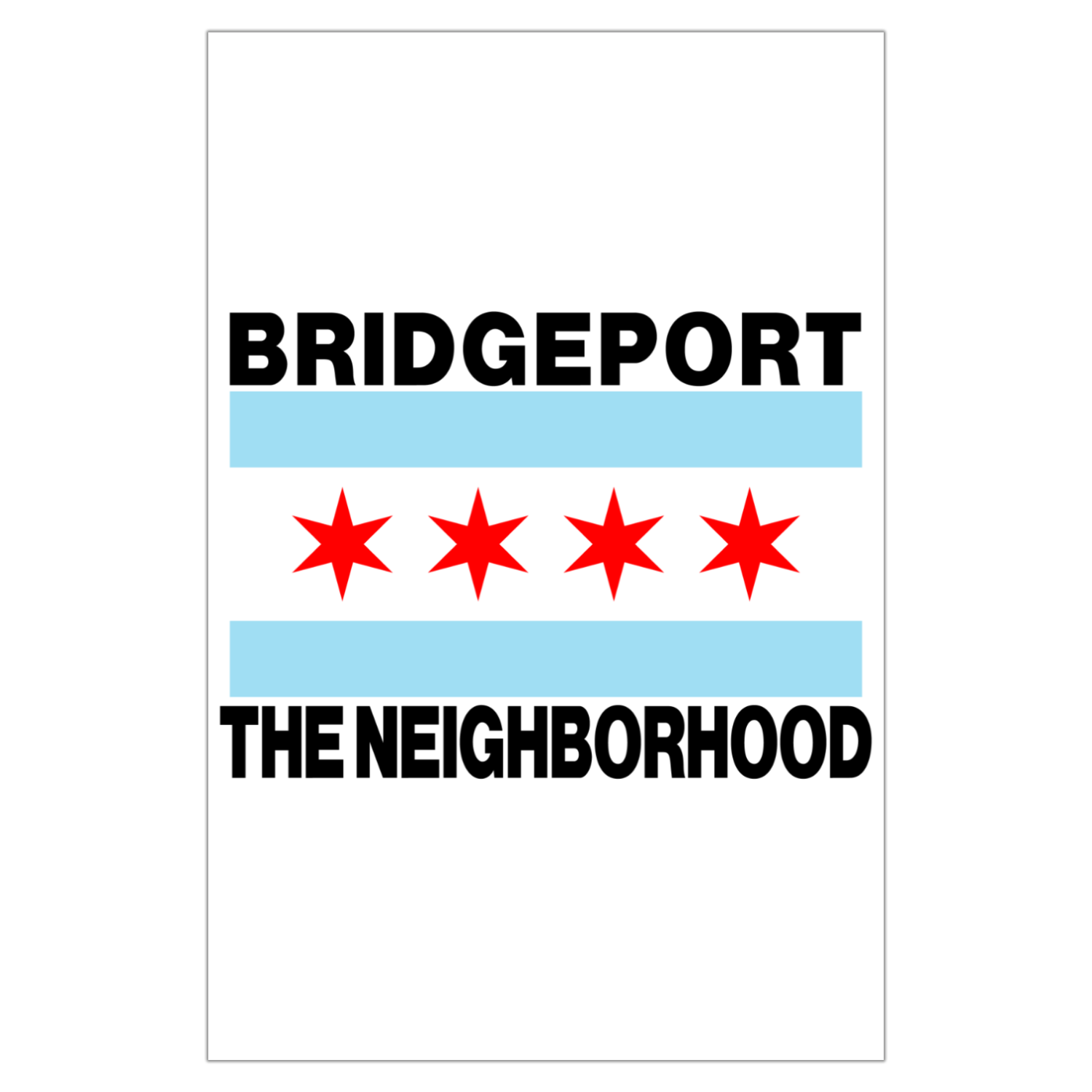 Chicago Flag Bridgeport Garden Flag
