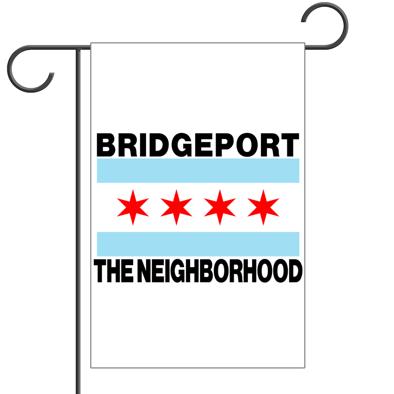 Chicago Flag Bridgeport Garden Flag