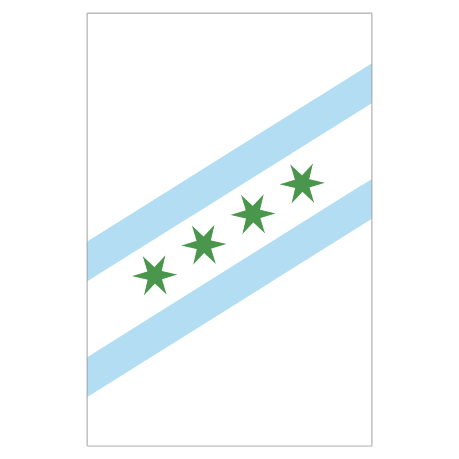 Chicago Flag St. Patty's Garden Flag