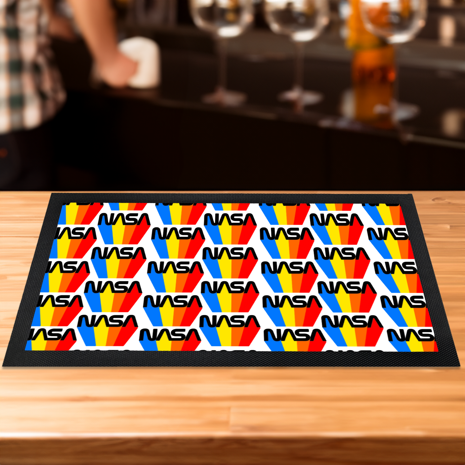 NASA 80's Retro Bar Mat