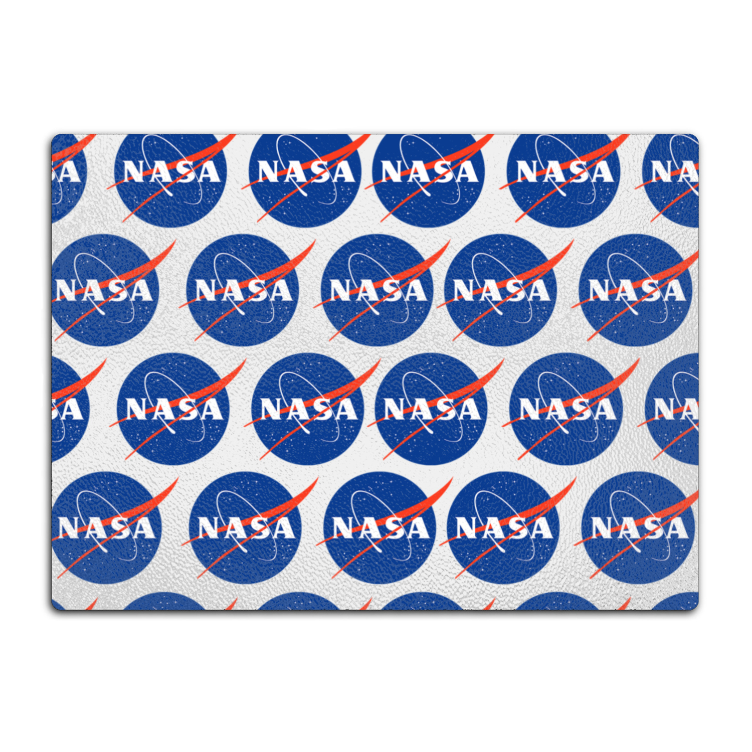 NASA Circle Logo Glass Cutting Board