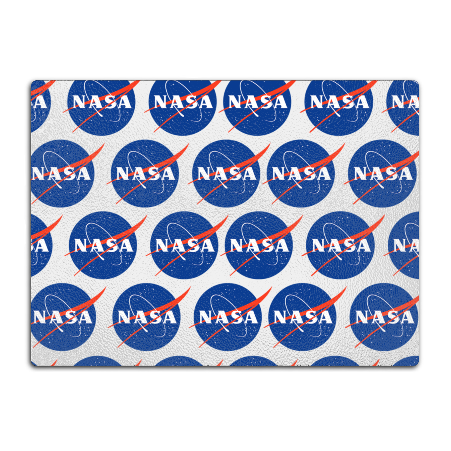 NASA Circle Logo Glass Cutting Board