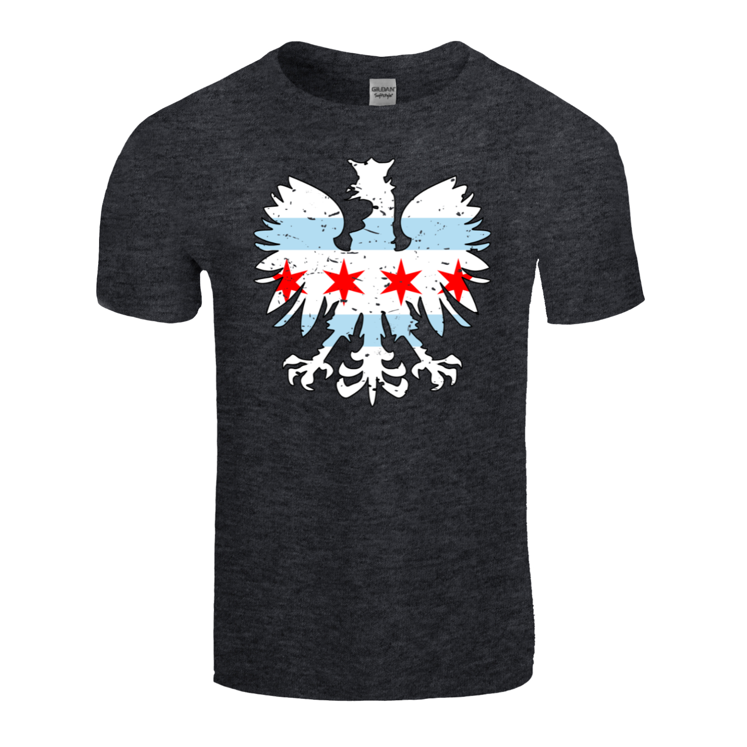 Chicago Flag Eagle T-Shirt