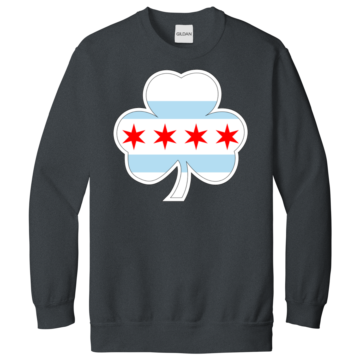 Chicago Flag St. Patty’s Shamrock Sweatshirt