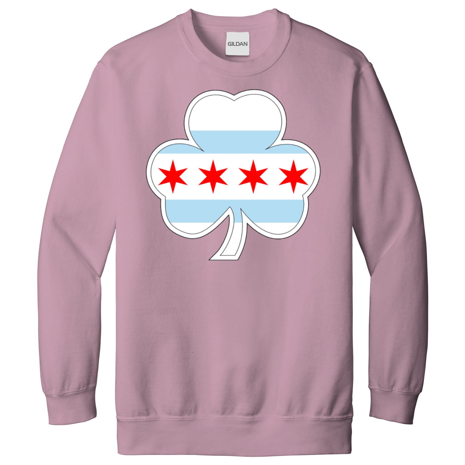 Chicago Flag St. Patty’s Shamrock Sweatshirt
