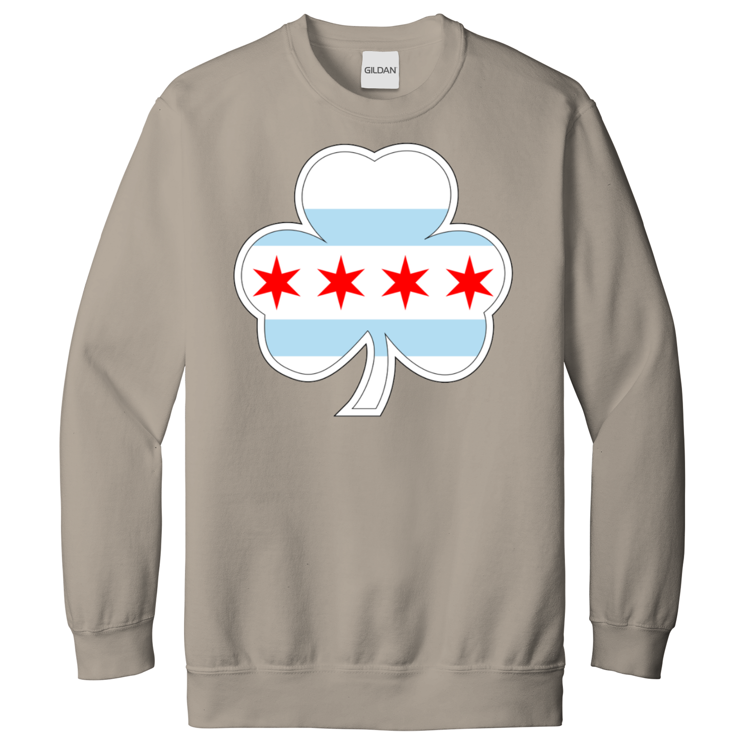 Chicago Flag St. Patty’s Shamrock Sweatshirt