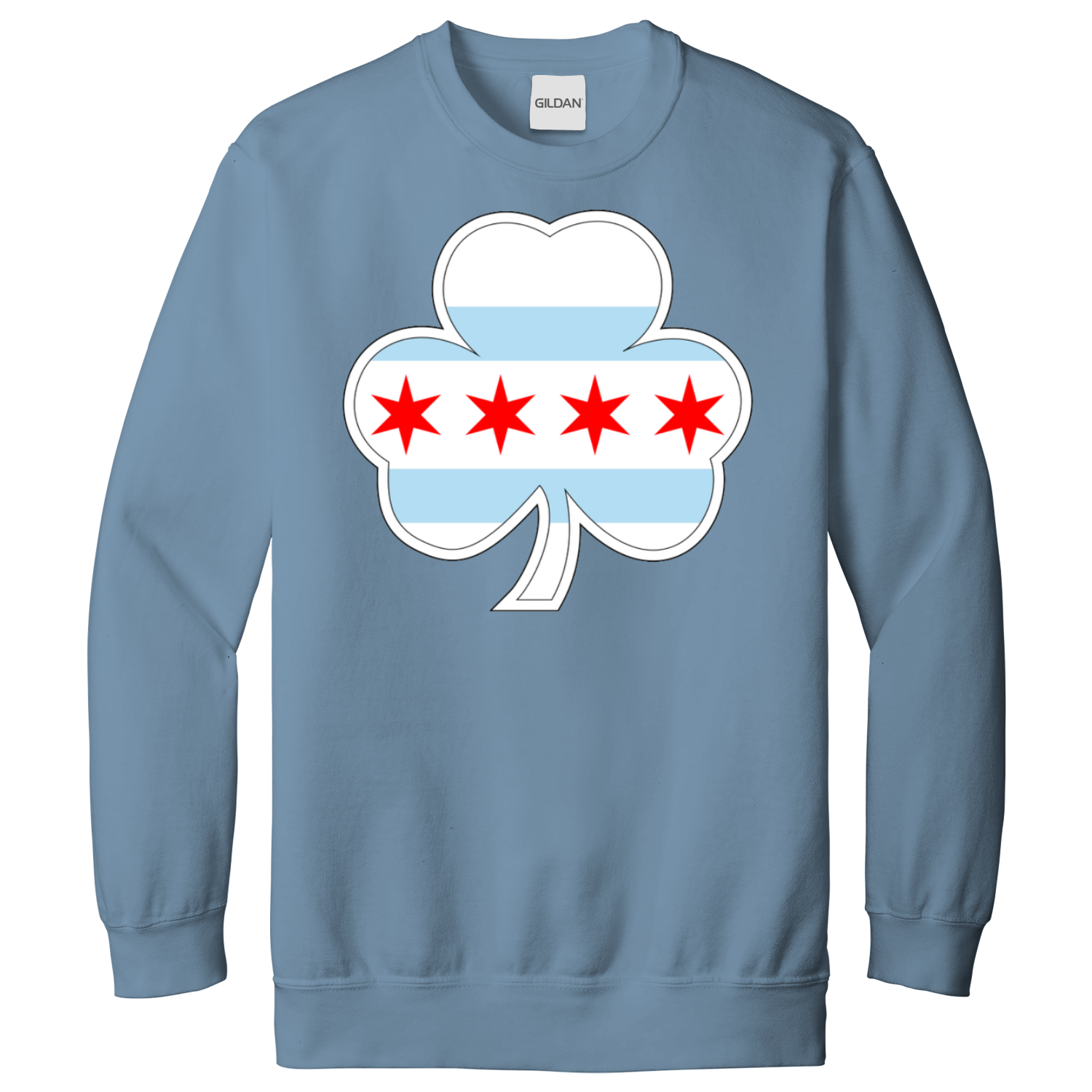 Chicago Flag St. Patty’s Shamrock Sweatshirt