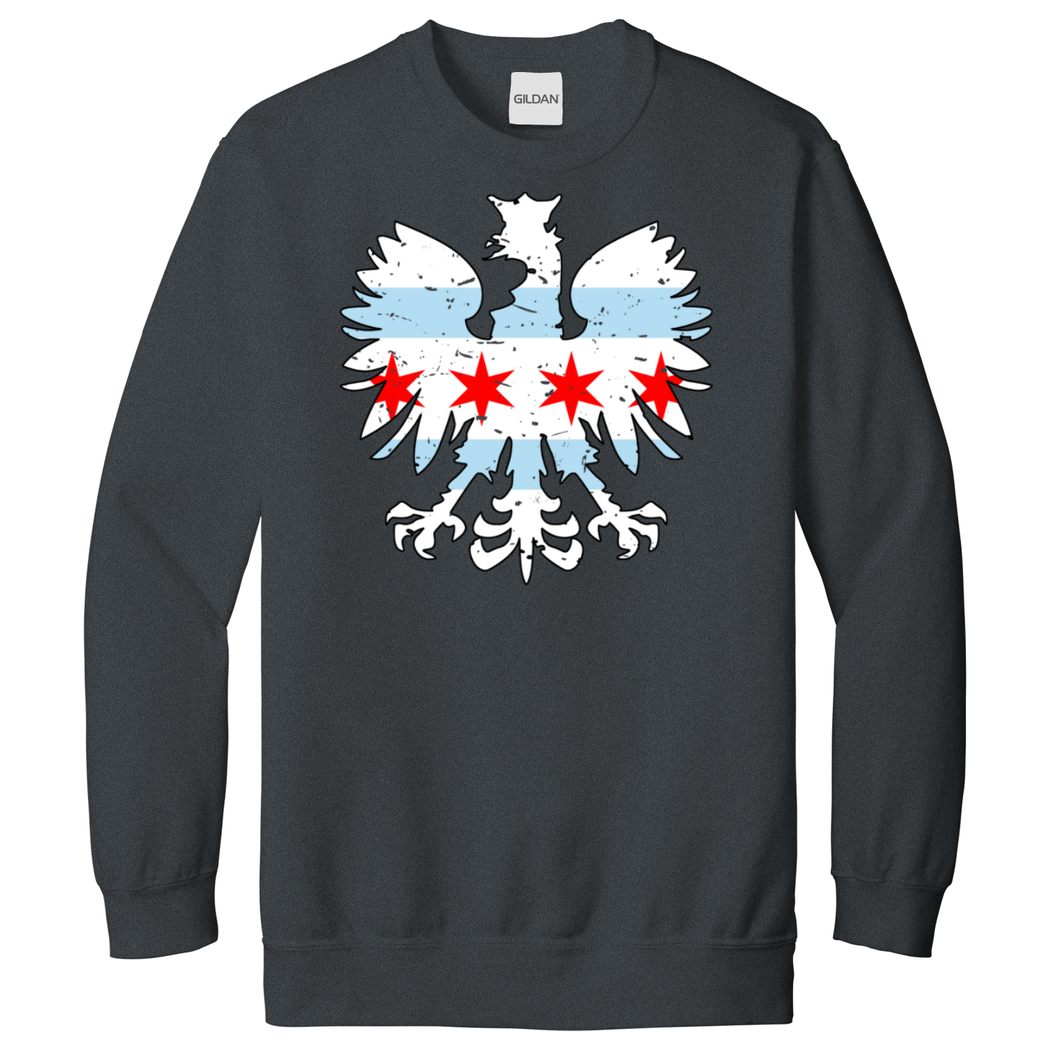 Chicago Flag Eagle Sweatshirt