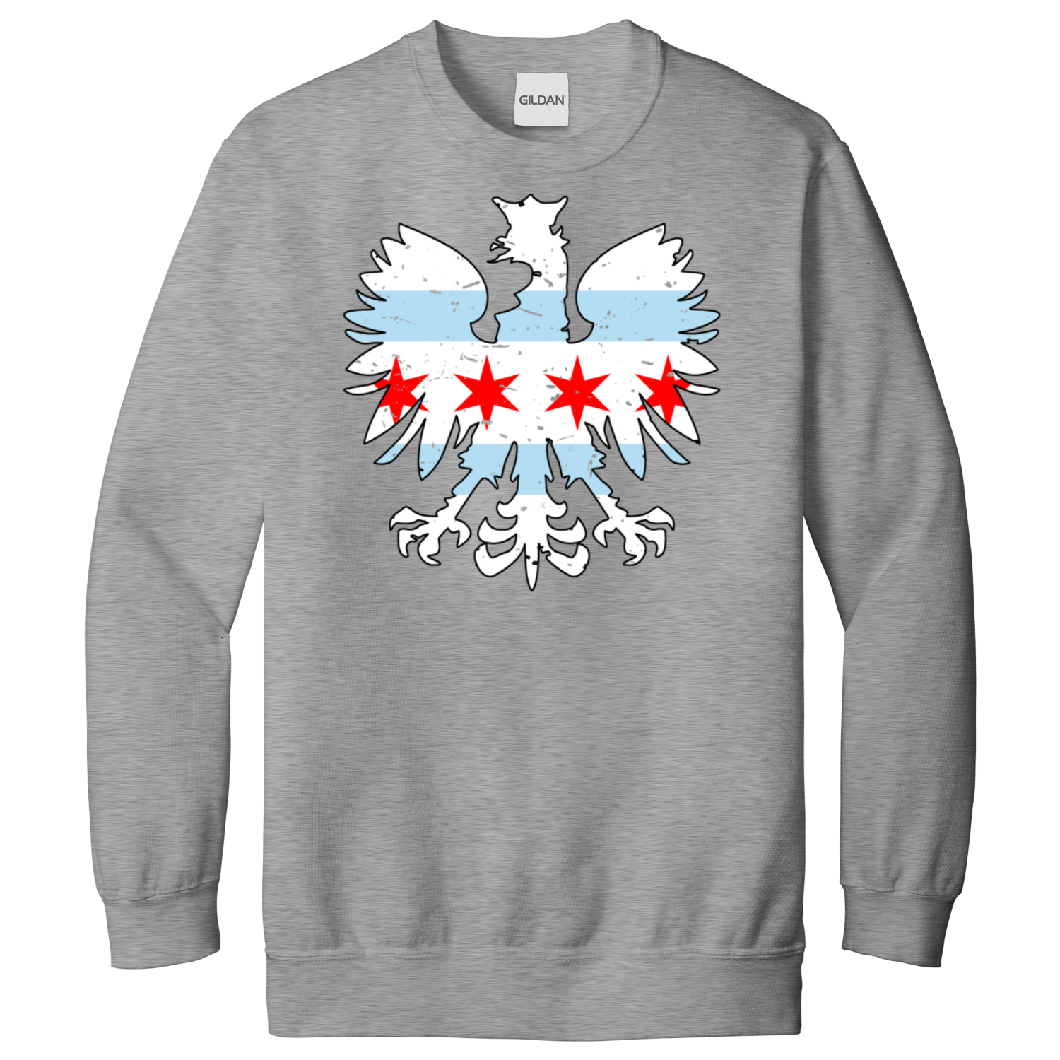 Chicago Flag Eagle Sweatshirt