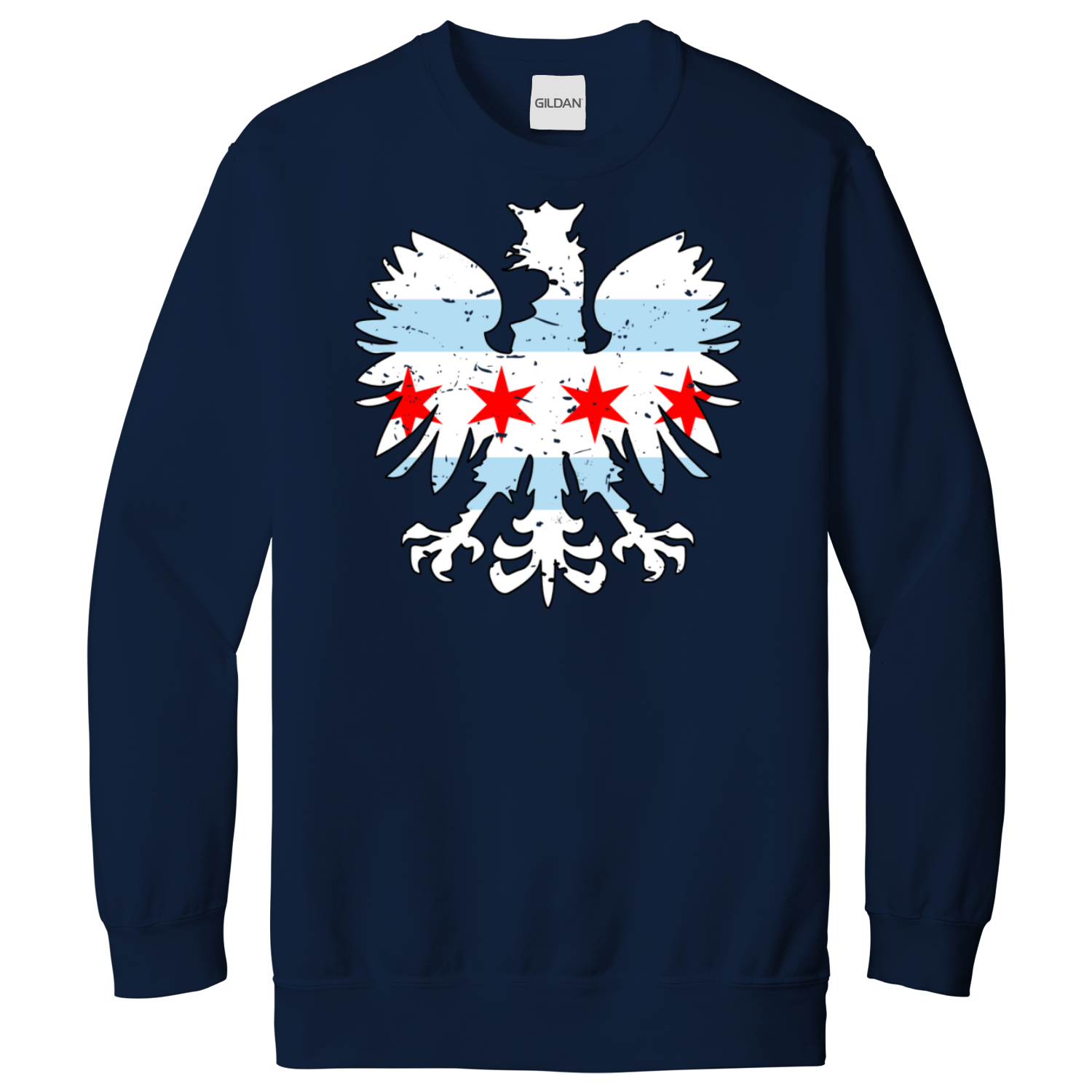 Chicago Flag Eagle Sweatshirt