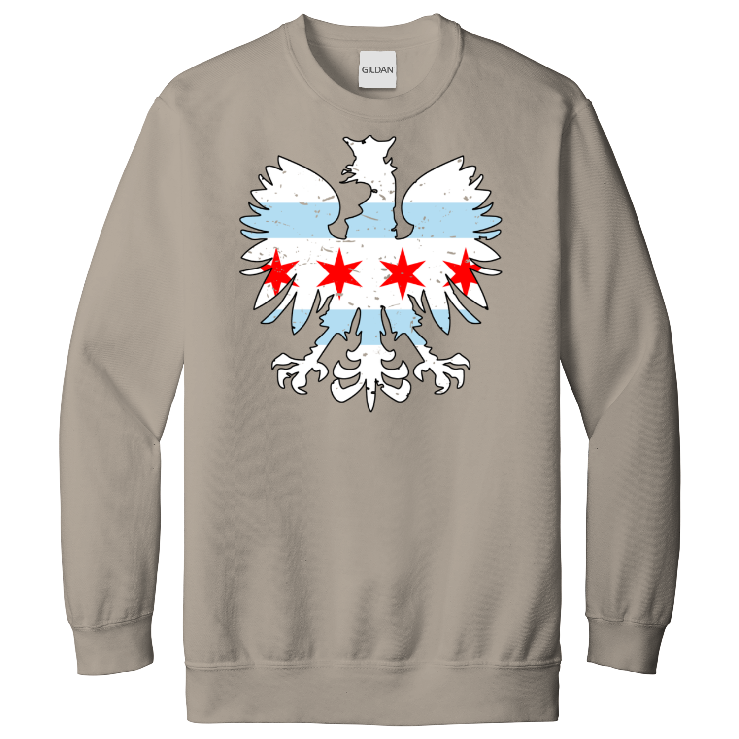 Chicago Flag Eagle Sweatshirt