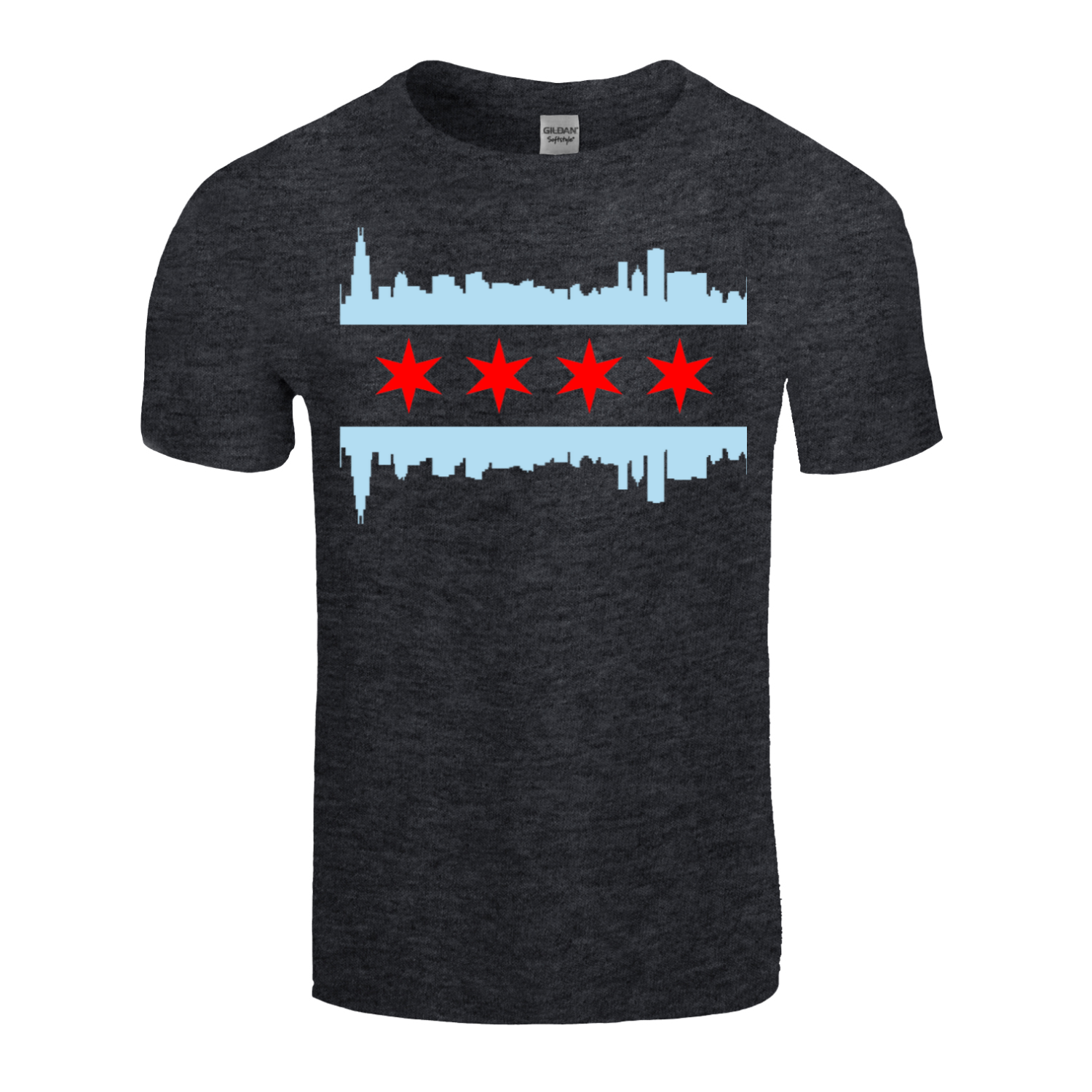 Chicago Flag Skyline T-Shirt