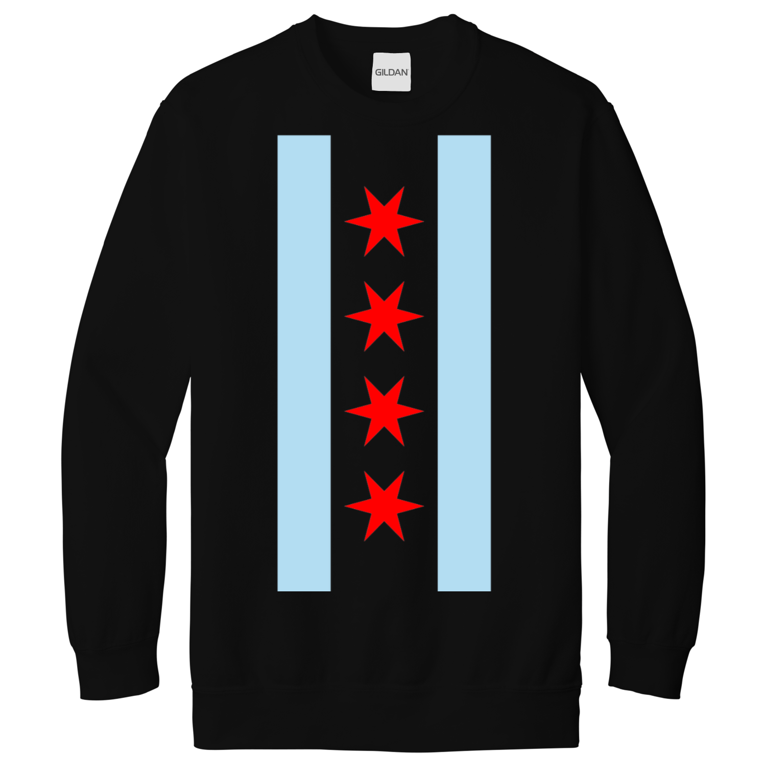 Chicago Vertical Flag Sweatshirt