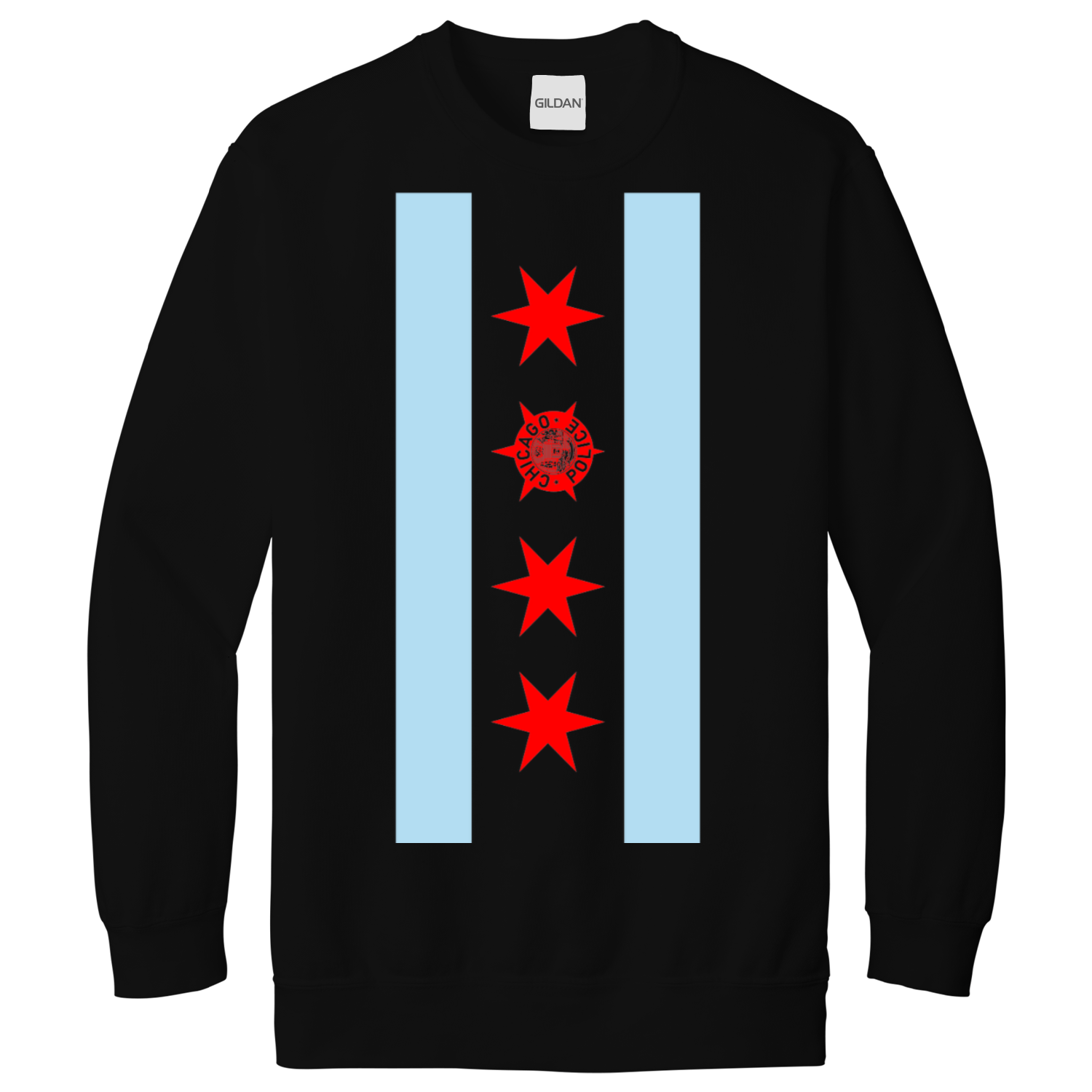 Chicago PD Vertical Flag Sweatshirt
