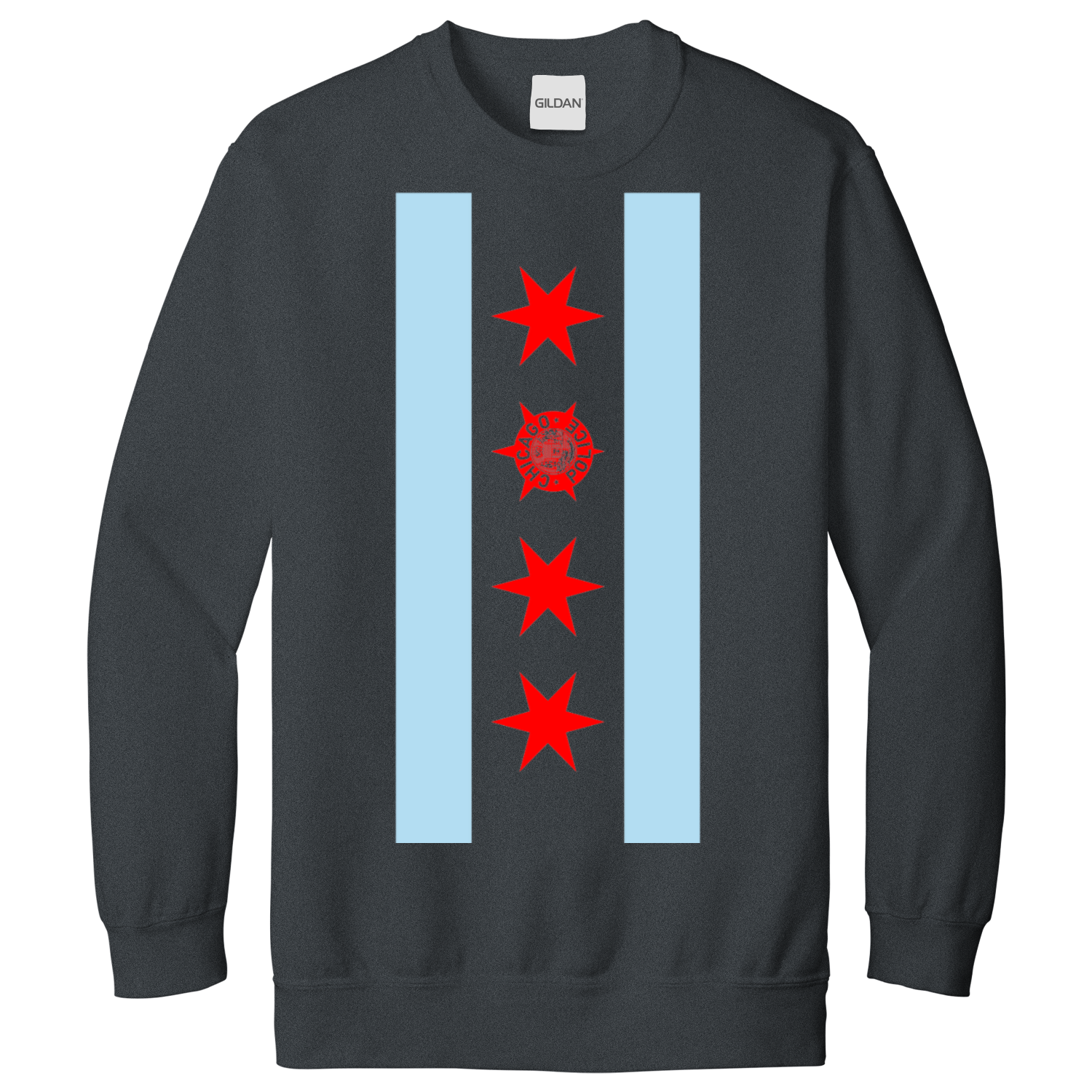 Chicago PD Vertical Flag Sweatshirt