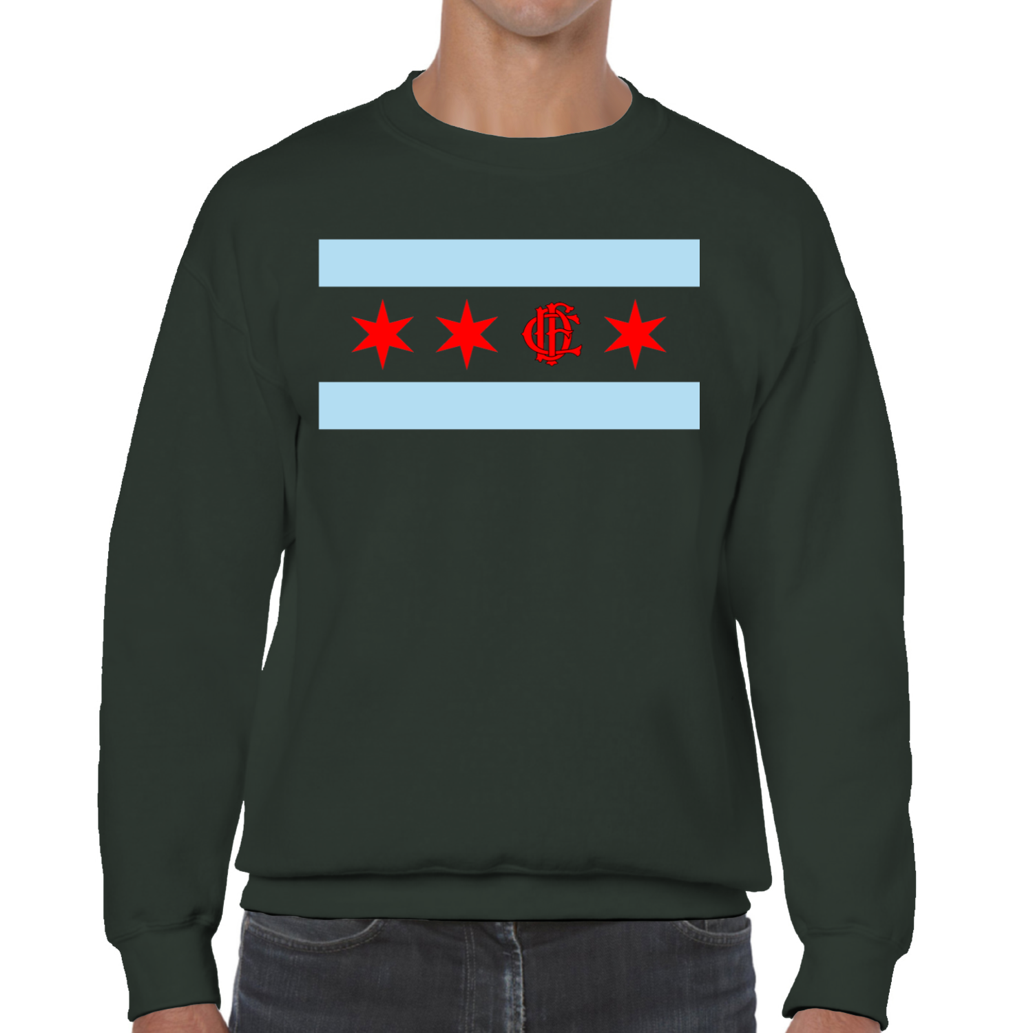 Chicago FD/EMT Flag Sweatshirt