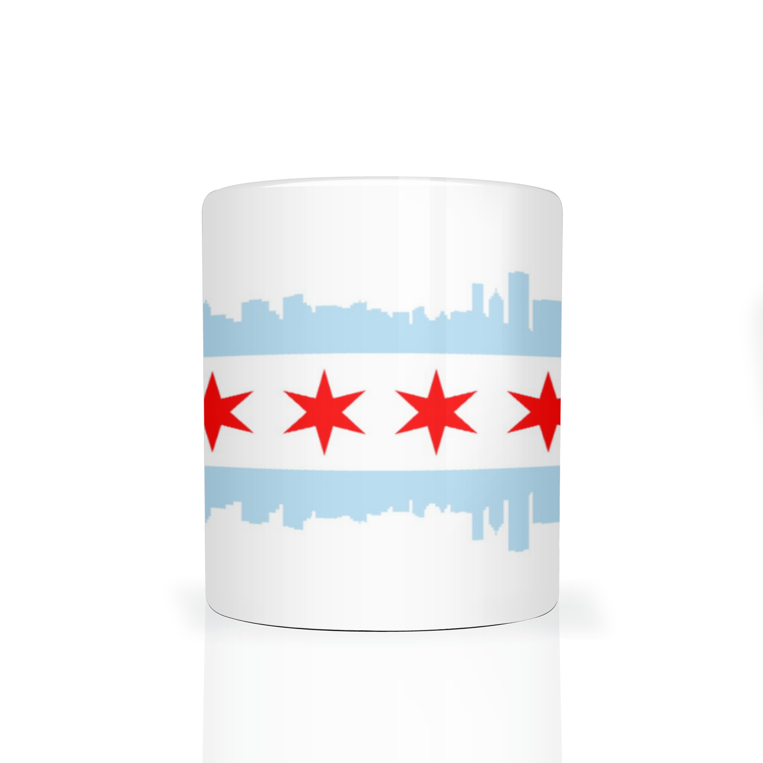 Chicago Skyline 11oz Flag Mug